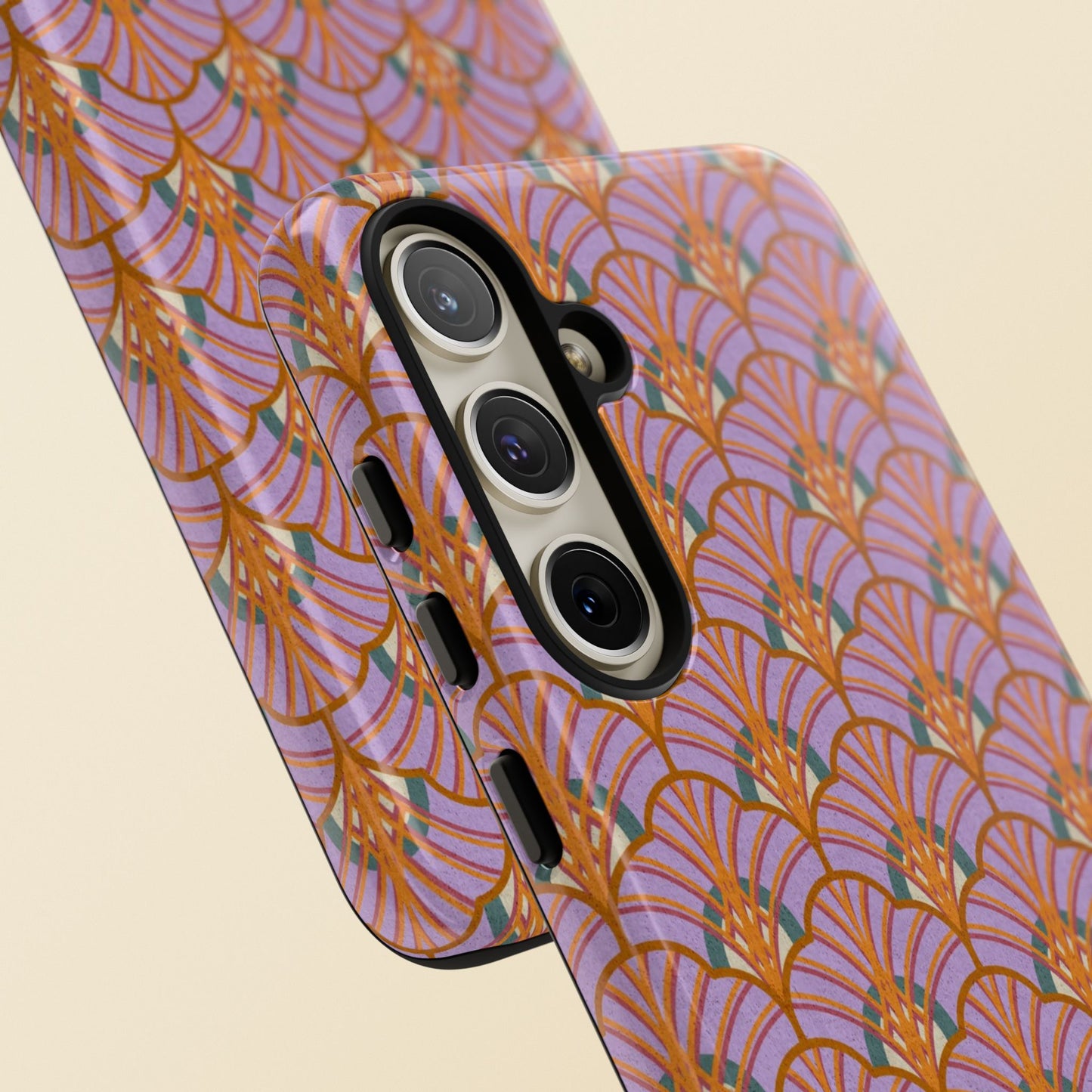 Art Deco Elegance Protective Phone Case Topaz Sunset (iPhone, Pixel, Galaxy)