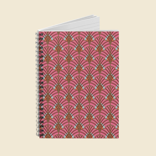 Art Deco Elegance Spiral Notebook