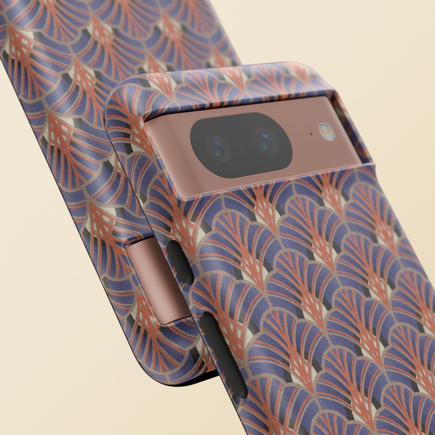 Art Deco Elegance Protective Phone Case Sapphire Dusk