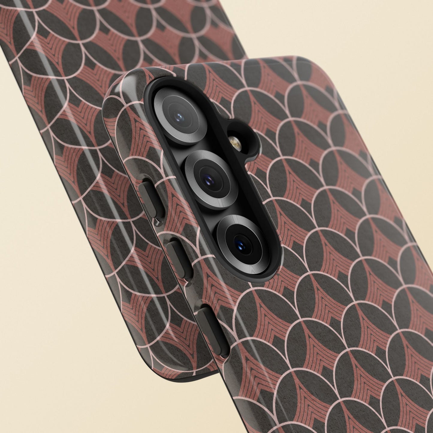 Art Deco Elegance Protective Phone Case Carnelian Cadence (iPhone, Pixel, Galaxy)