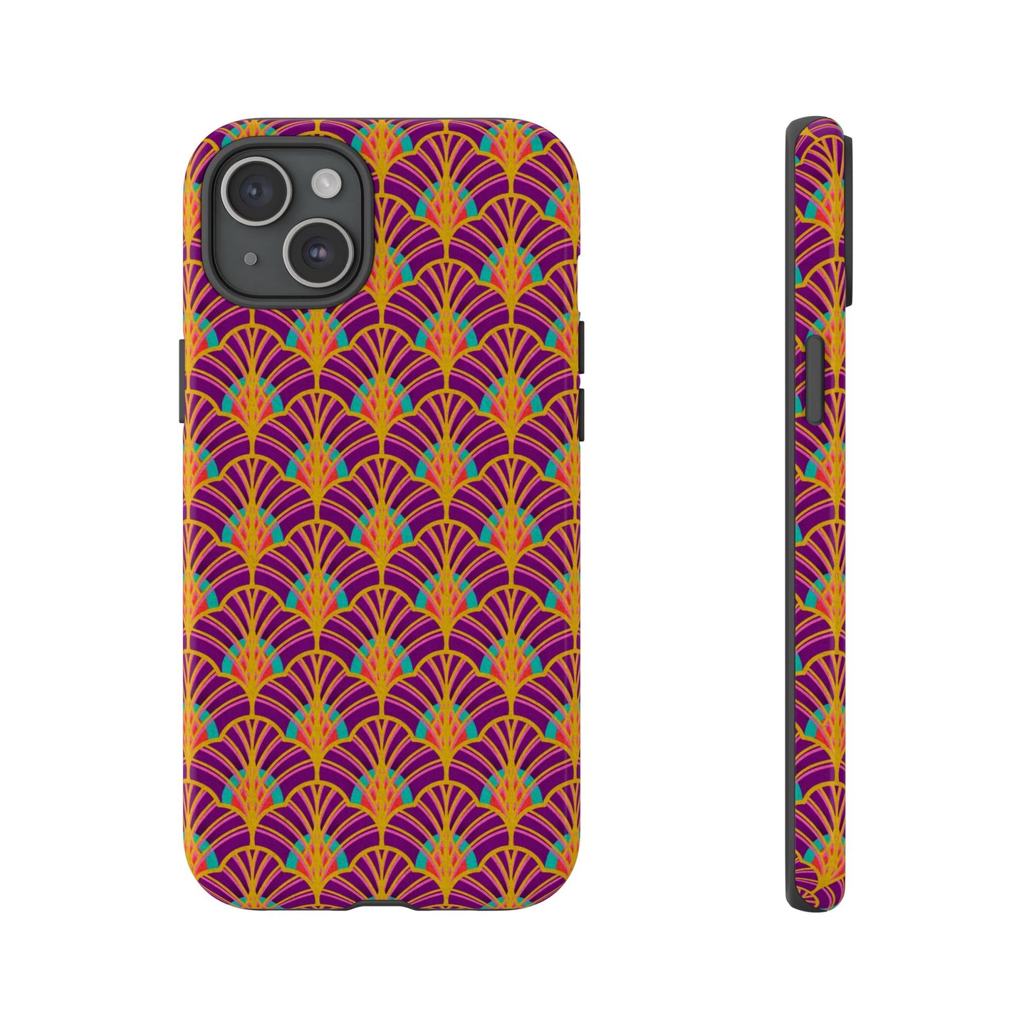 Art Deco Elegance Protective Phone Case Amethyst Glow (iPhone, Pixel, Galaxy)