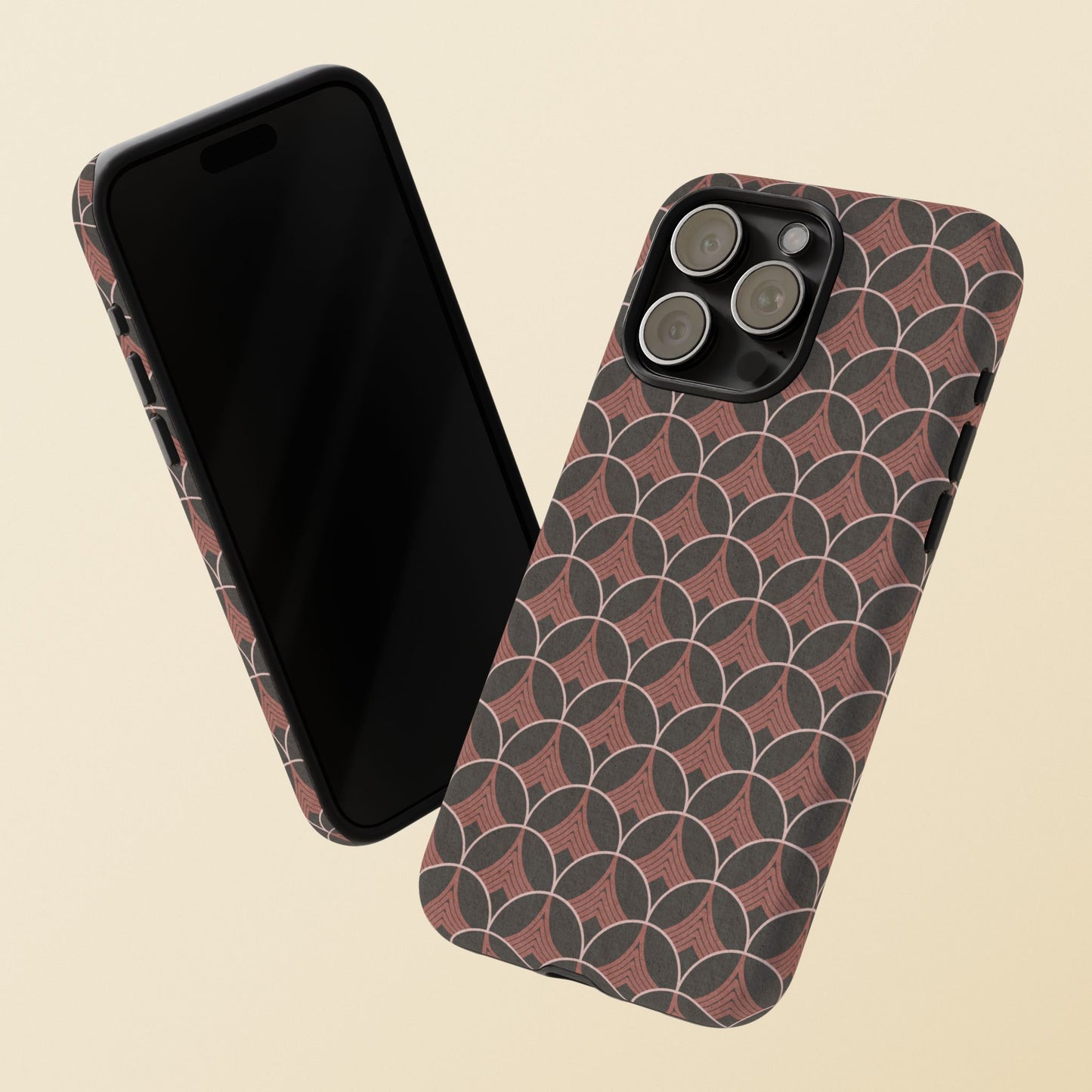 Art Deco Elegance Protective Phone Case Carnelian Cadence (iPhone, Pixel, Galaxy)