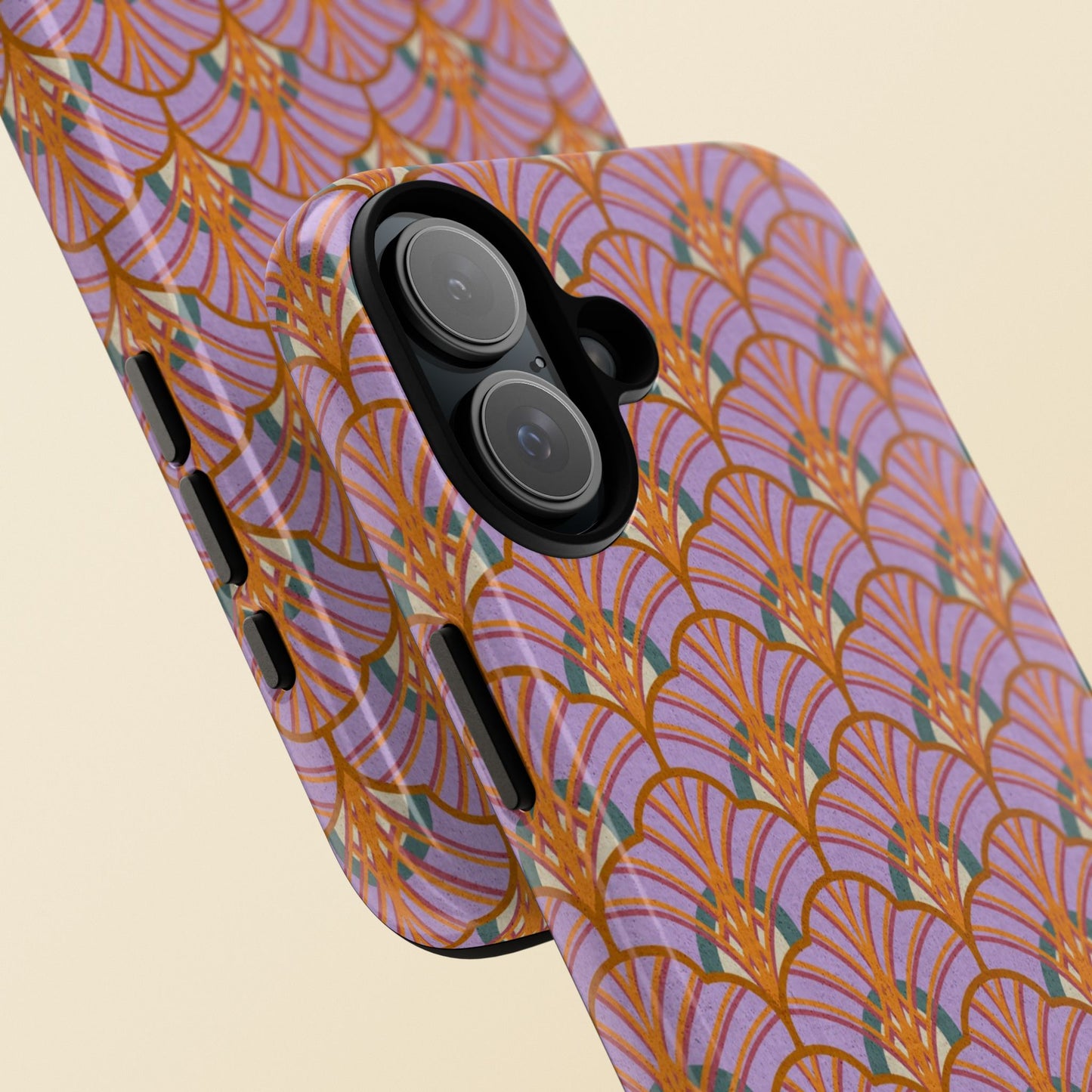 Art Deco Elegance Protective Phone Case Topaz Sunset (iPhone, Pixel, Galaxy)