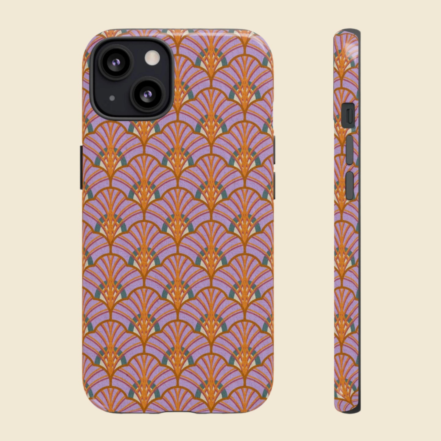 Art Deco Elegance Protective Phone Case Topaz Sunset (iPhone, Pixel, Galaxy)