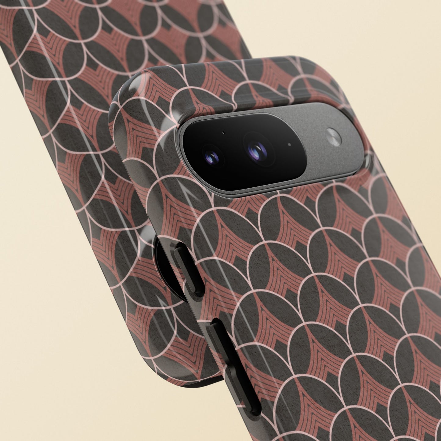 Art Deco Elegance Protective Phone Case Carnelian Cadence (iPhone, Pixel, Galaxy)