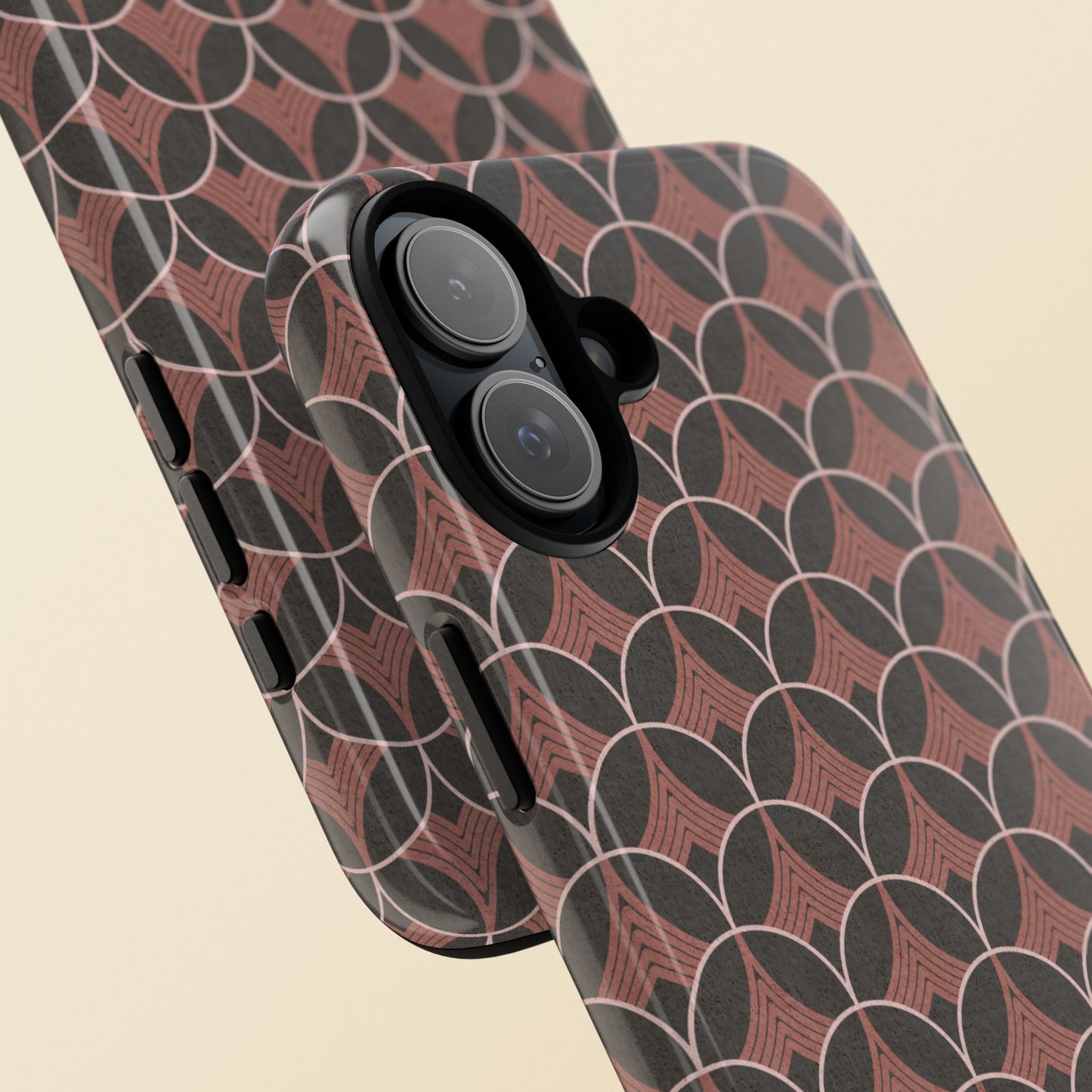 Art Deco Elegance Protective Phone Case Carnelian Cadence (iPhone, Pixel, Galaxy)