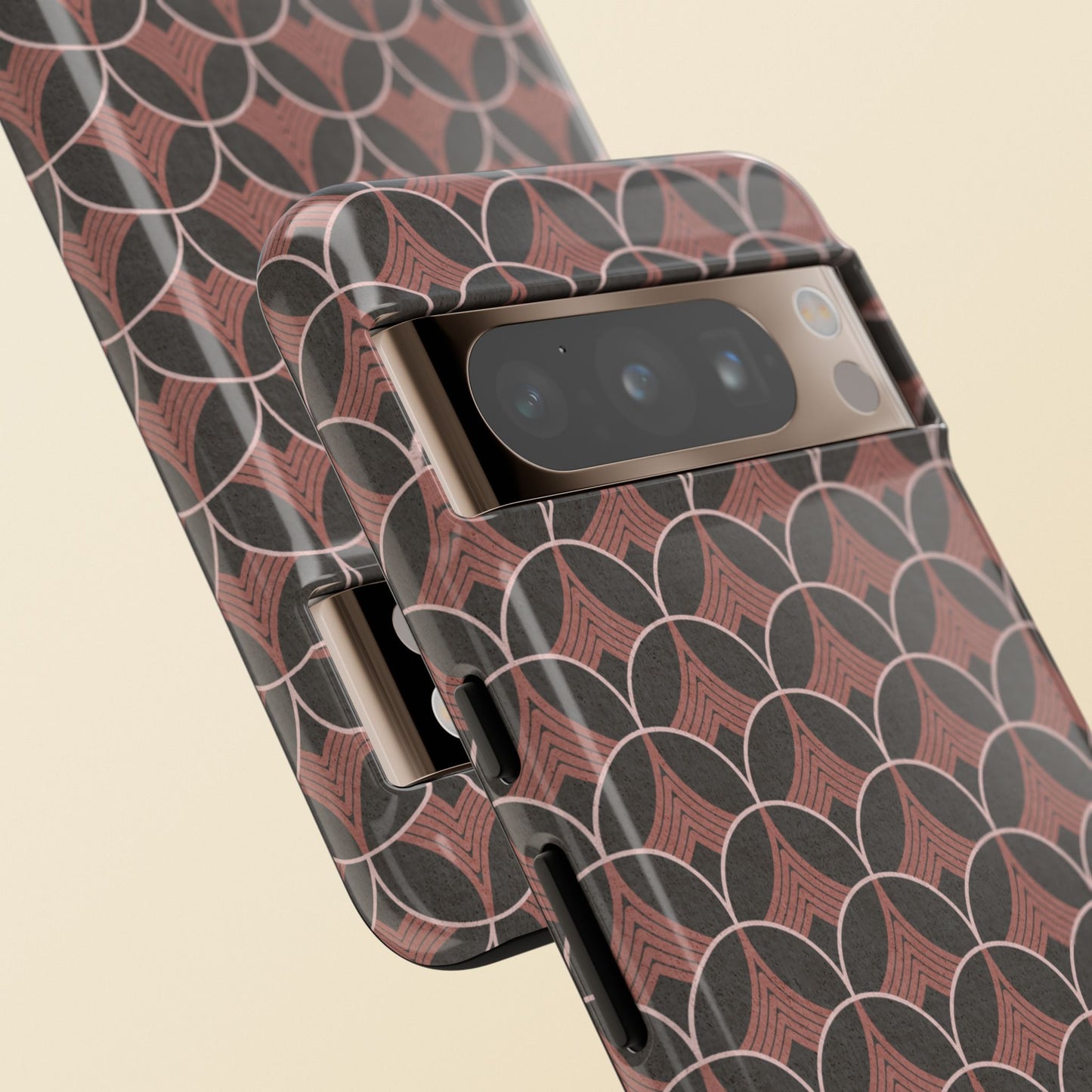 Art Deco Elegance Protective Phone Case Carnelian Cadence (iPhone, Pixel, Galaxy)