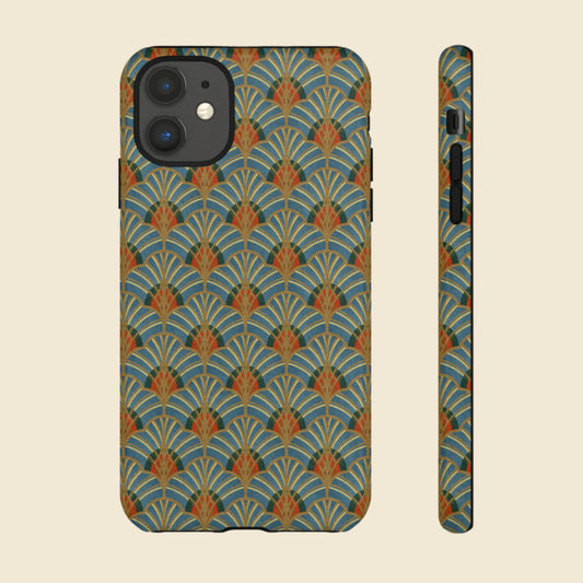 Art Deco Elegance Protective Phone Case Malachite Echo (iPhone, Pixel, Galaxy)