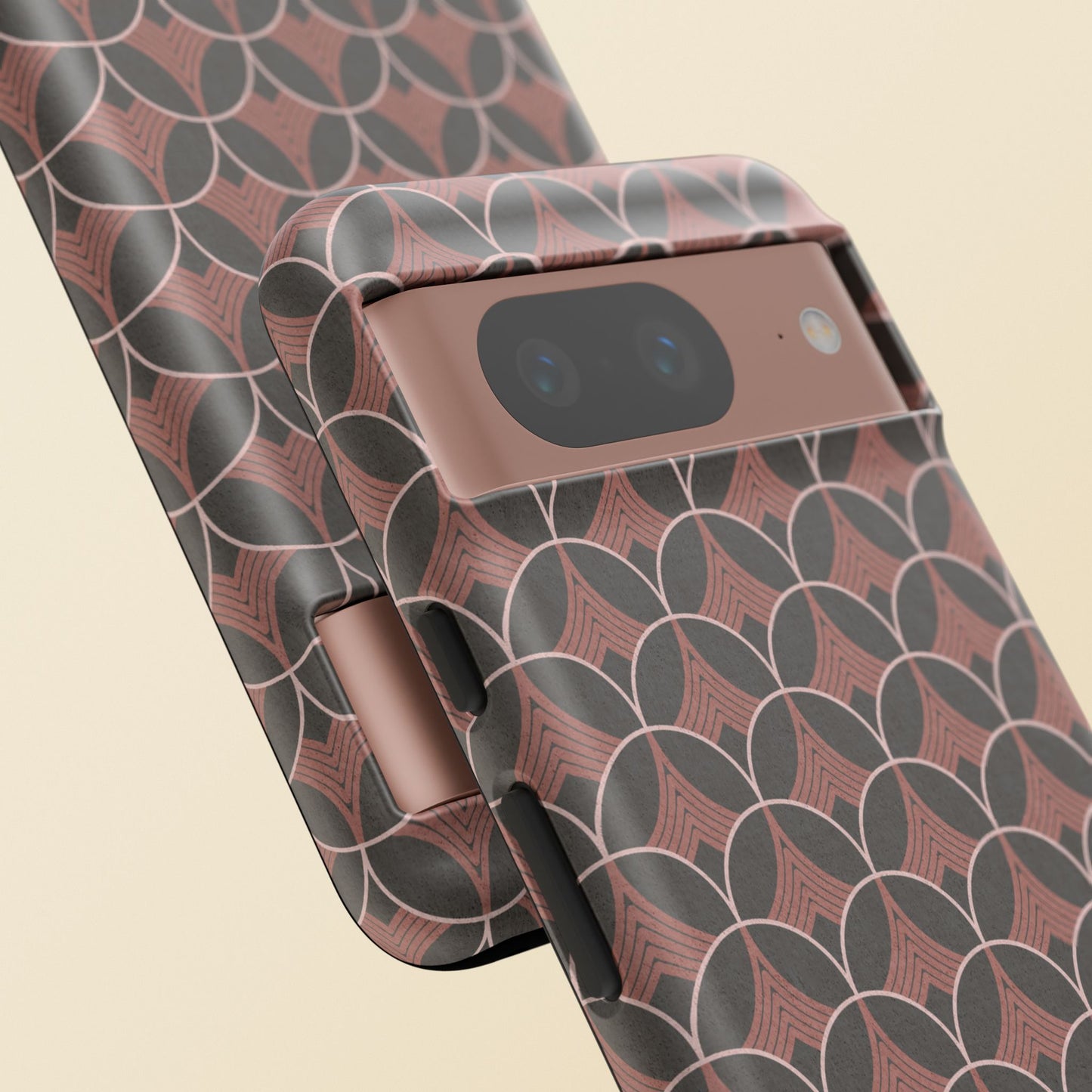 Art Deco Elegance Protective Phone Case Carnelian Cadence (iPhone, Pixel, Galaxy)