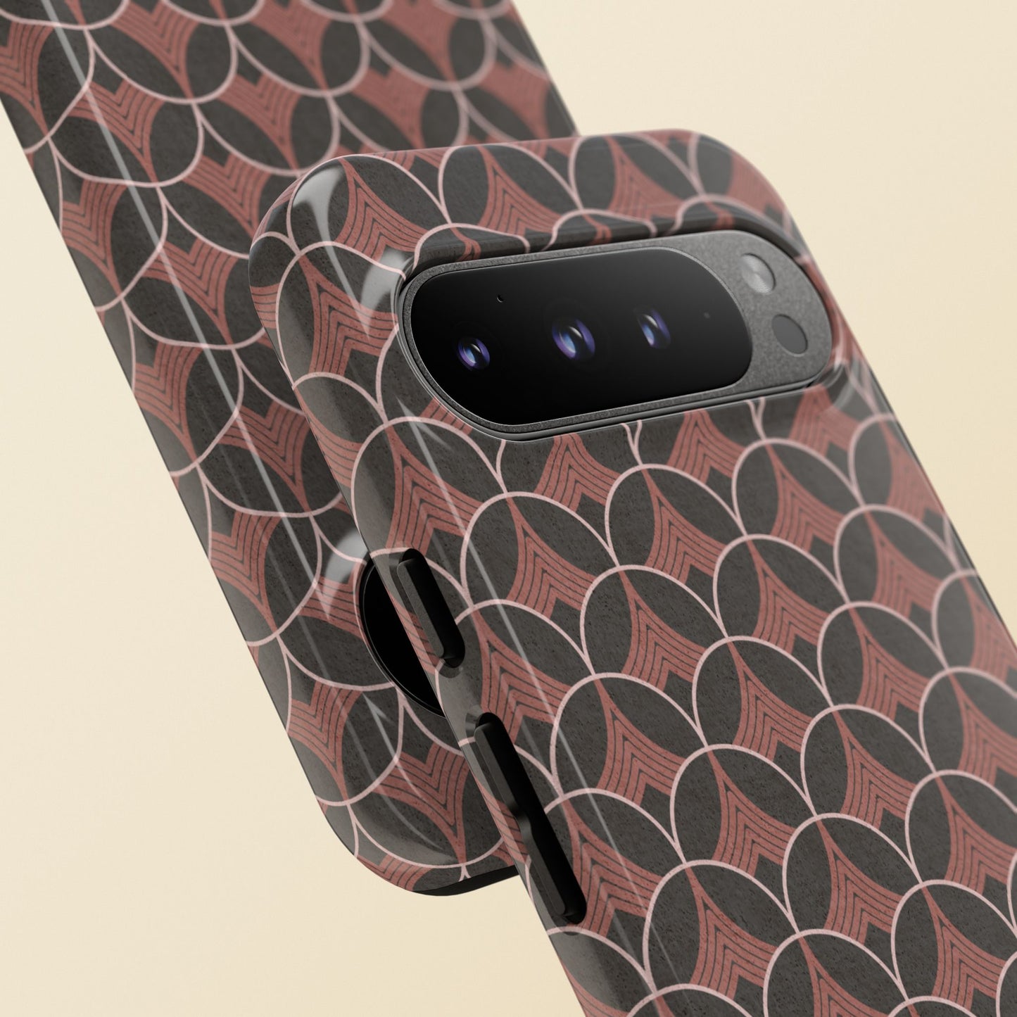 Art Deco Elegance Protective Phone Case Carnelian Cadence (iPhone, Pixel, Galaxy)