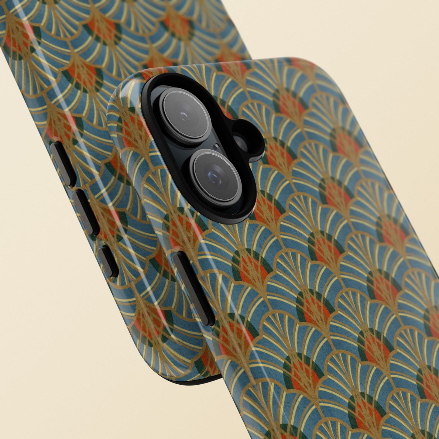 Art Deco Elegance Protective Phone Case Malachite Echo (iPhone, Pixel, Galaxy)