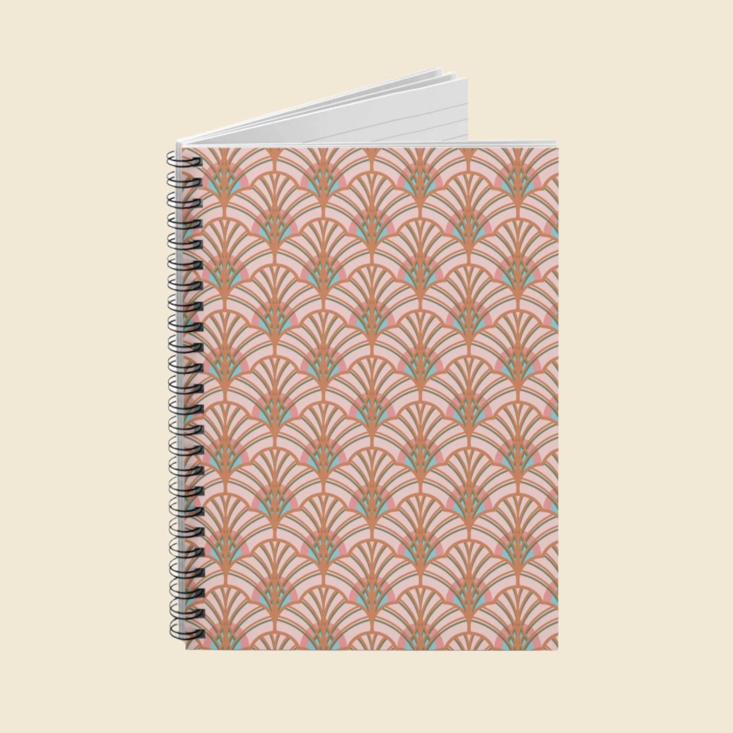 Art Deco Elegance Spiral Notebook
