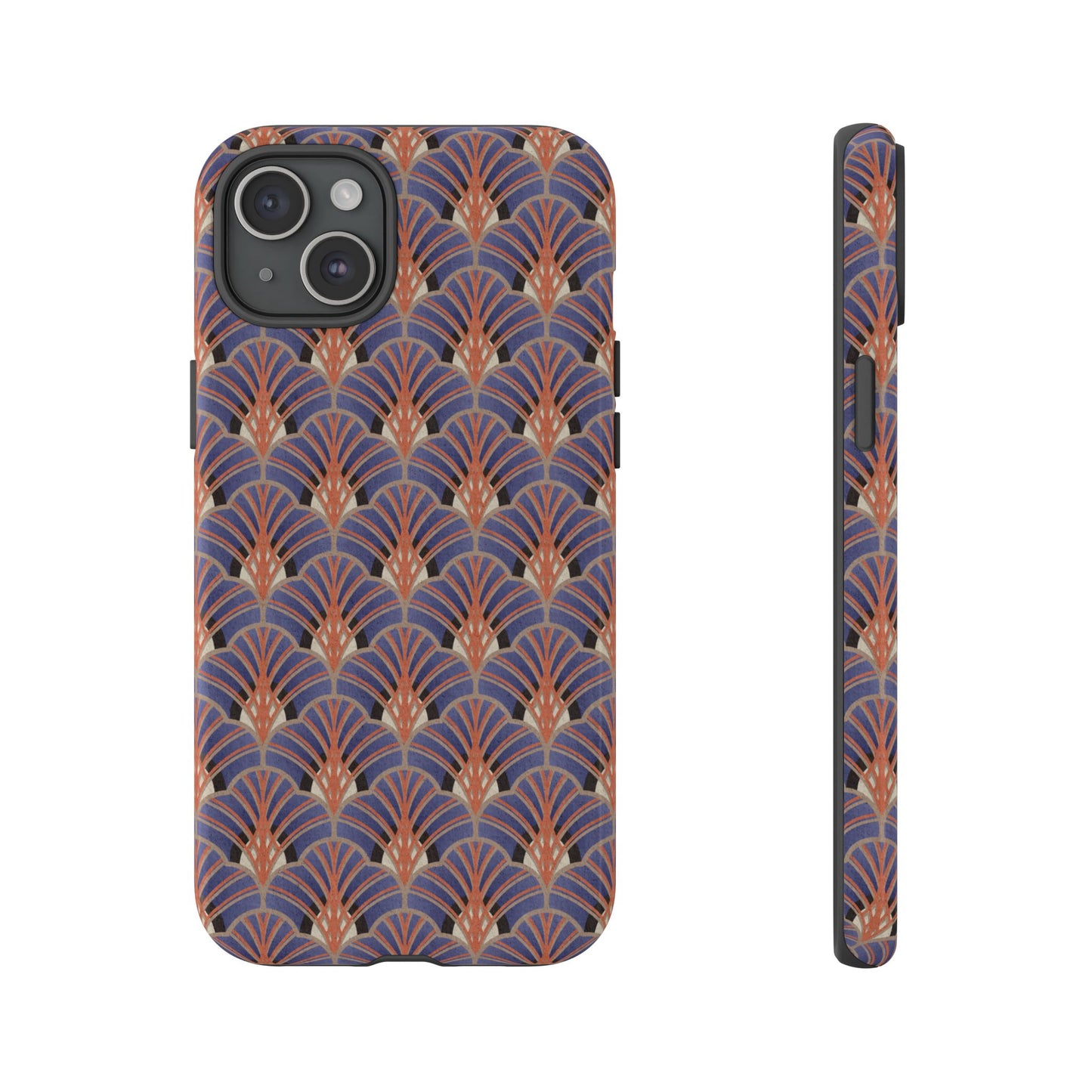 Art Deco Elegance Protective Phone Case Sapphire Dusk