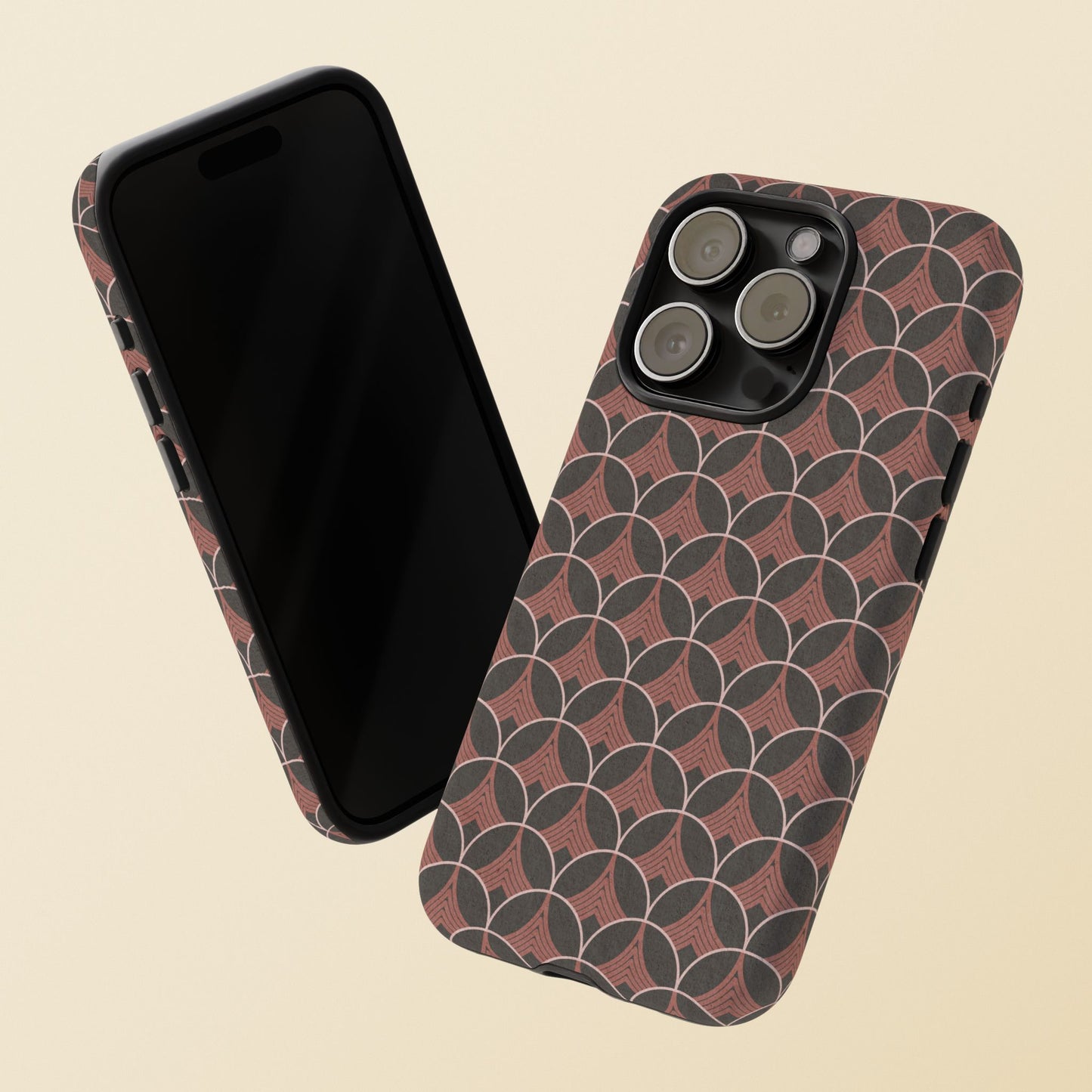 Art Deco Elegance Protective Phone Case Carnelian Cadence (iPhone, Pixel, Galaxy)