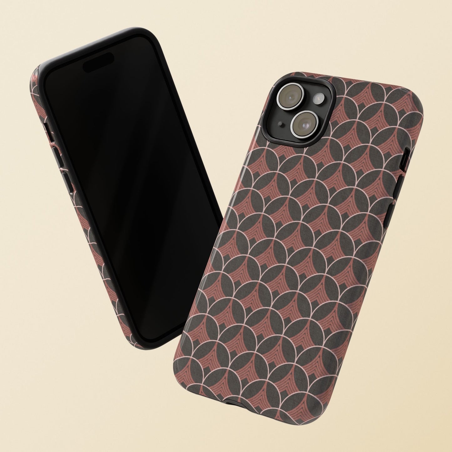 Art Deco Elegance Protective Phone Case Carnelian Cadence (iPhone, Pixel, Galaxy)