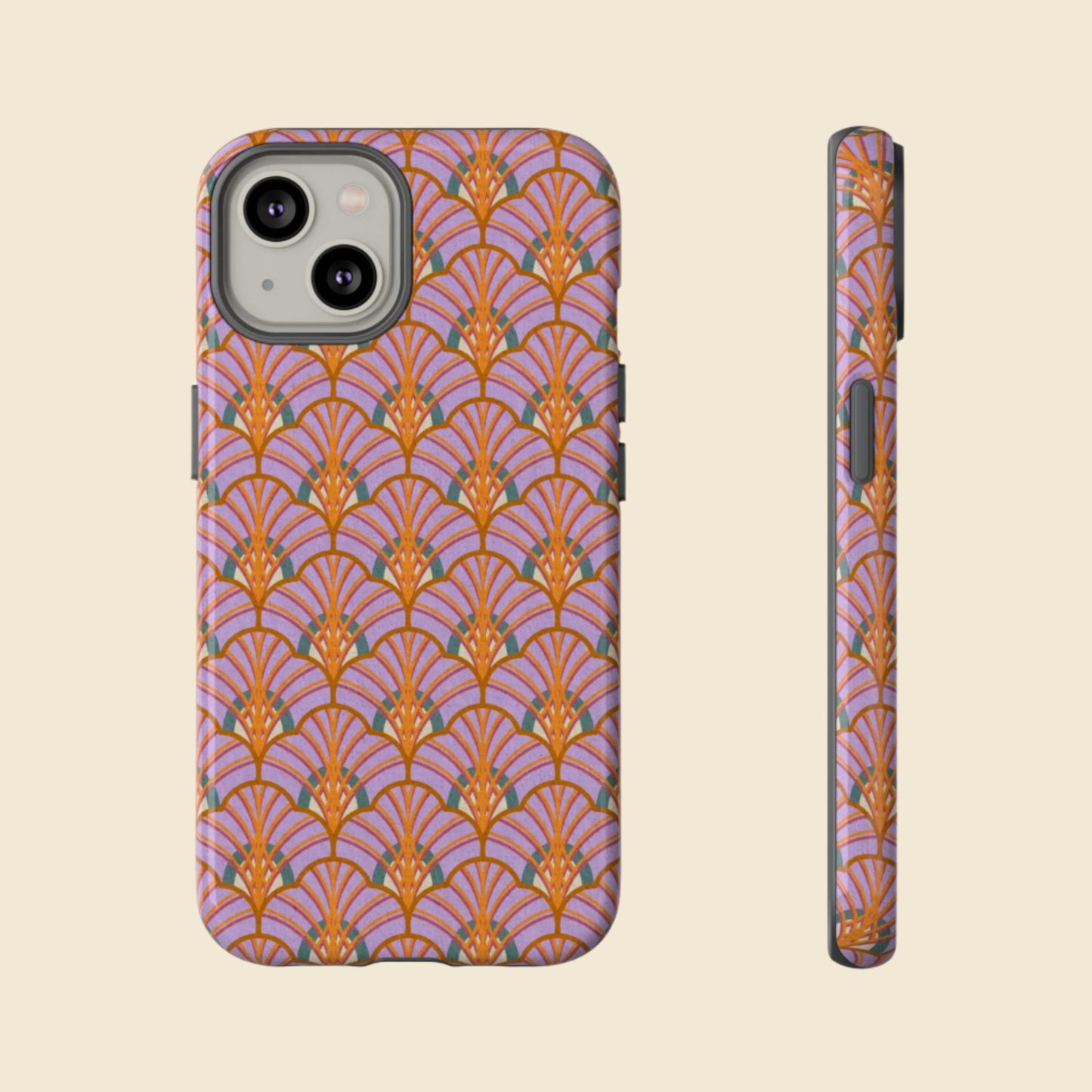 Art Deco Elegance Protective Phone Case Topaz Sunset (iPhone, Pixel, Galaxy)
