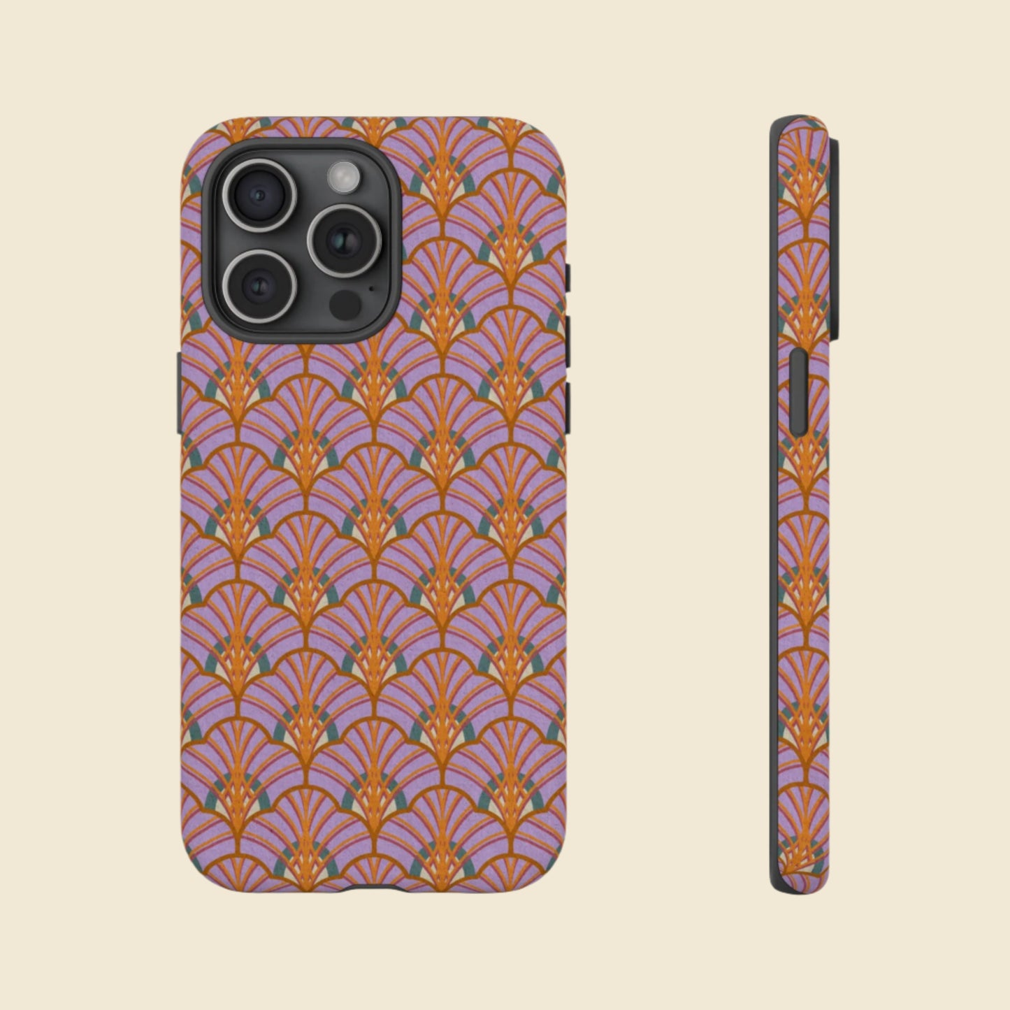 Art Deco Elegance Protective Phone Case Topaz Sunset (iPhone, Pixel, Galaxy)