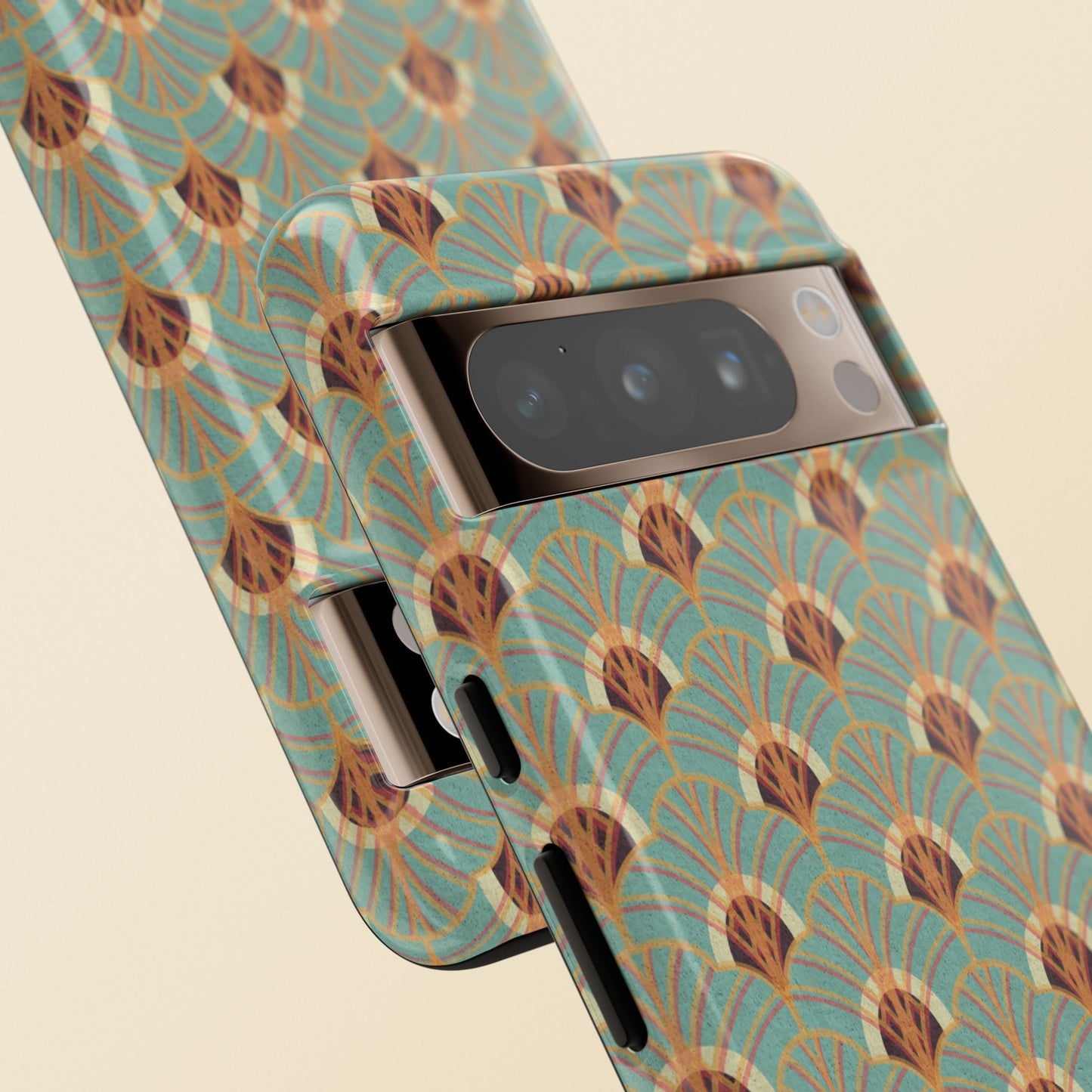 Art Deco Elegance Protective Phone Case Jasper Mirage (iPhone, Pixel, Galaxy)