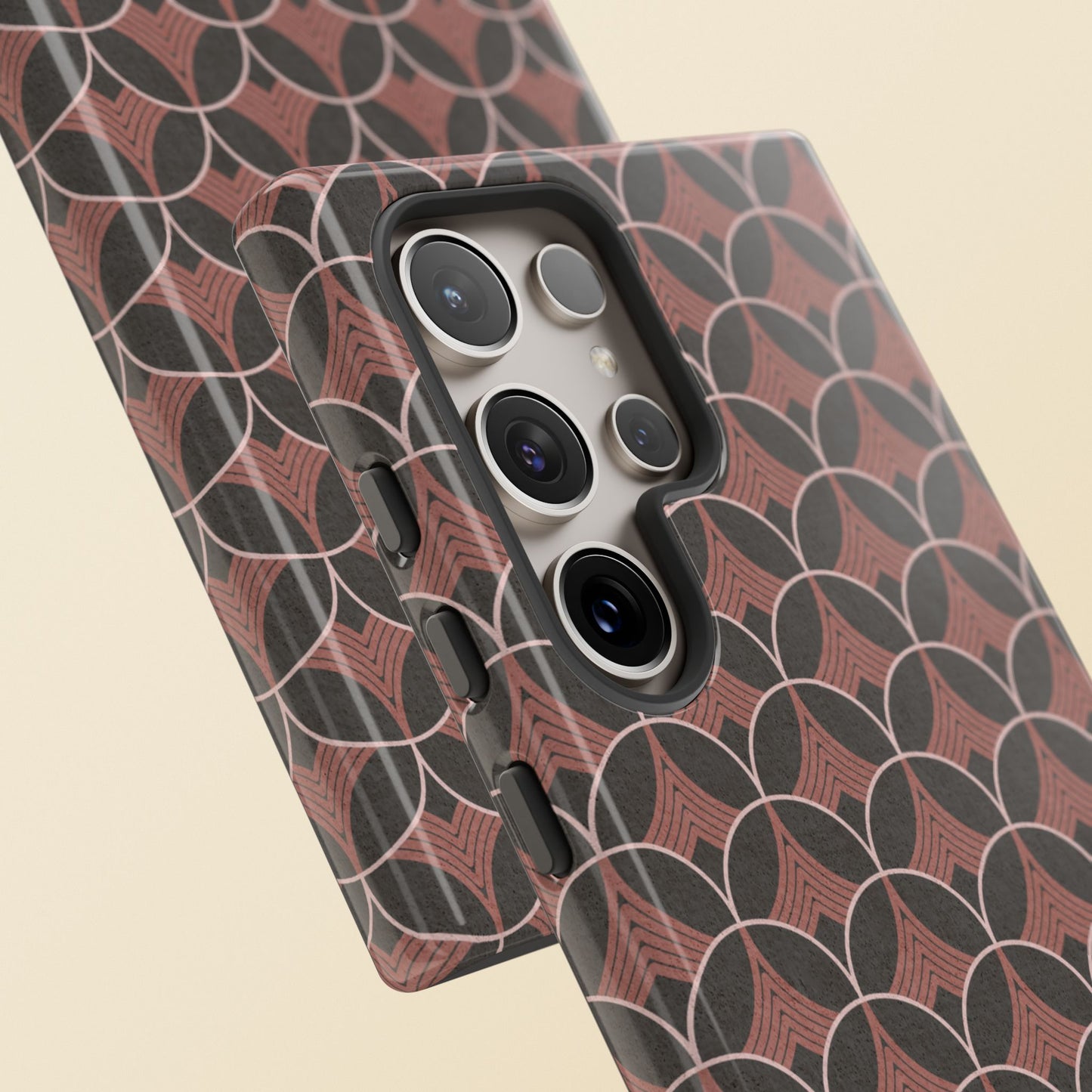 Art Deco Elegance Protective Phone Case Carnelian Cadence (iPhone, Pixel, Galaxy)