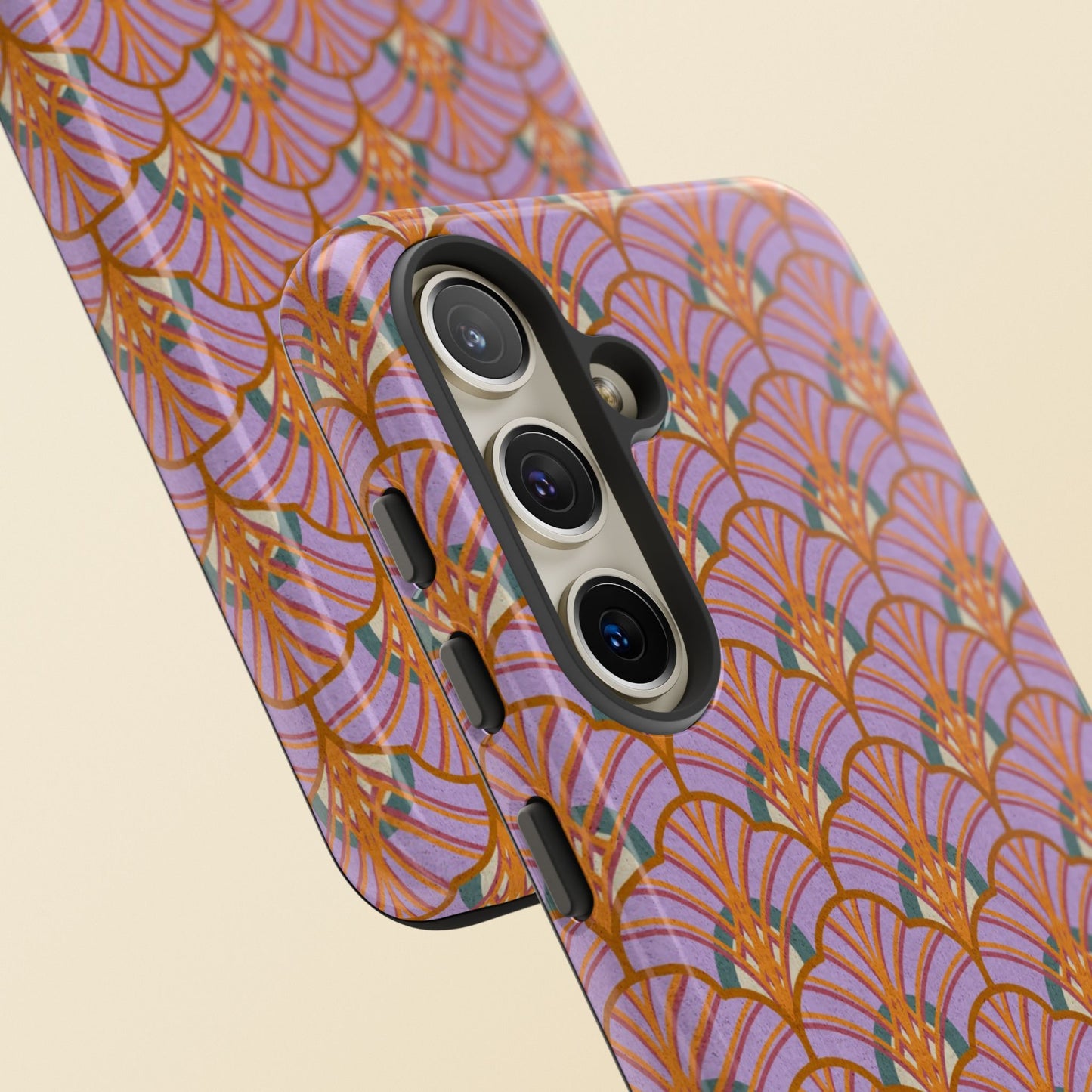 Art Deco Elegance Protective Phone Case Topaz Sunset (iPhone, Pixel, Galaxy)