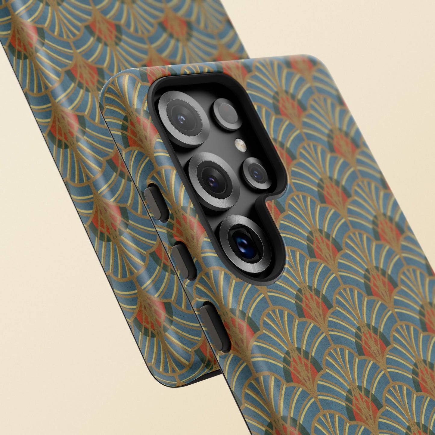 Art Deco Elegance Protective Phone Case Malachite Echo (iPhone, Pixel, Galaxy)