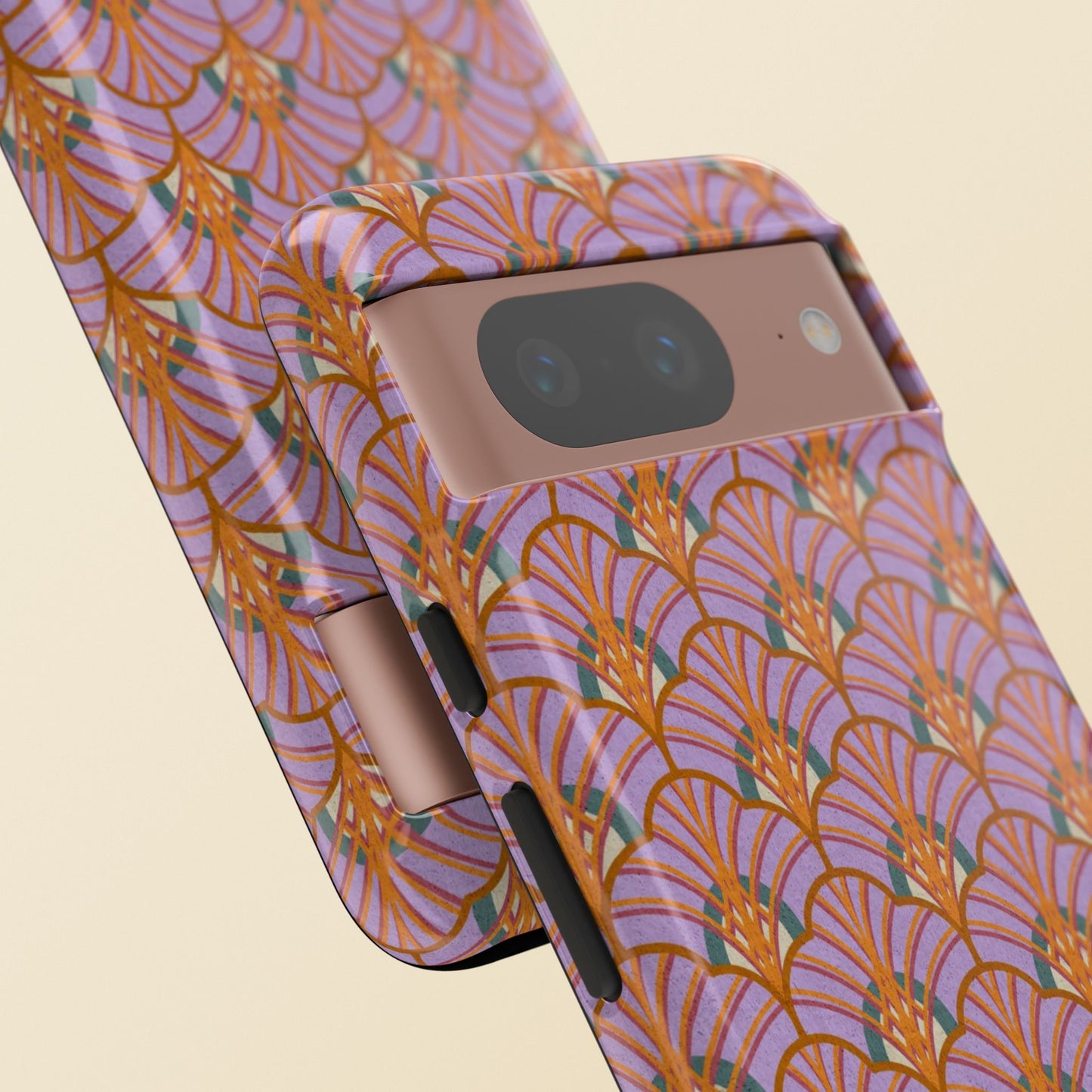 Art Deco Elegance Protective Phone Case Topaz Sunset (iPhone, Pixel, Galaxy)