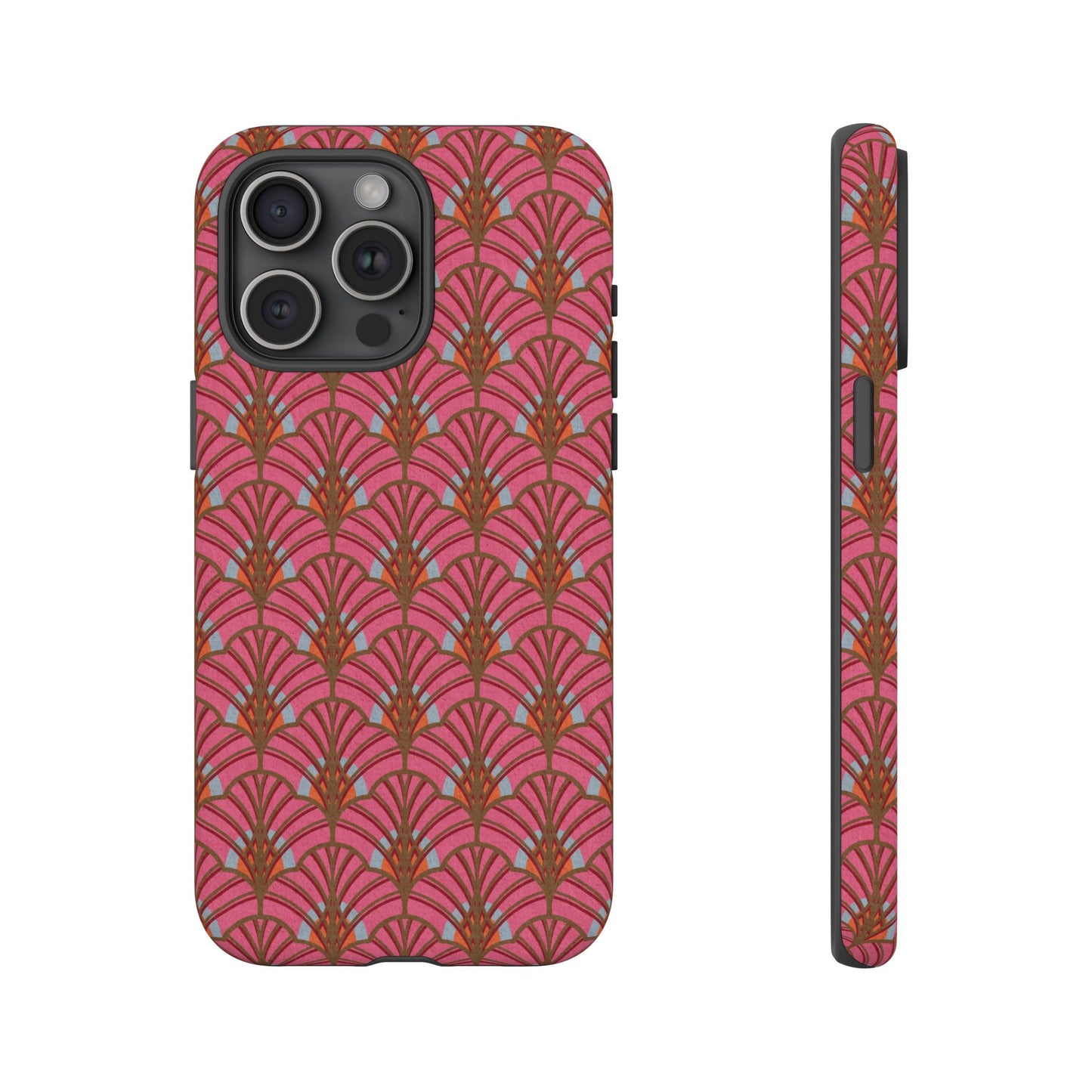 Art Deco Elegance Protective Phone Case Rose Quartz Radiance (iPhone, Pixel, Galaxy)