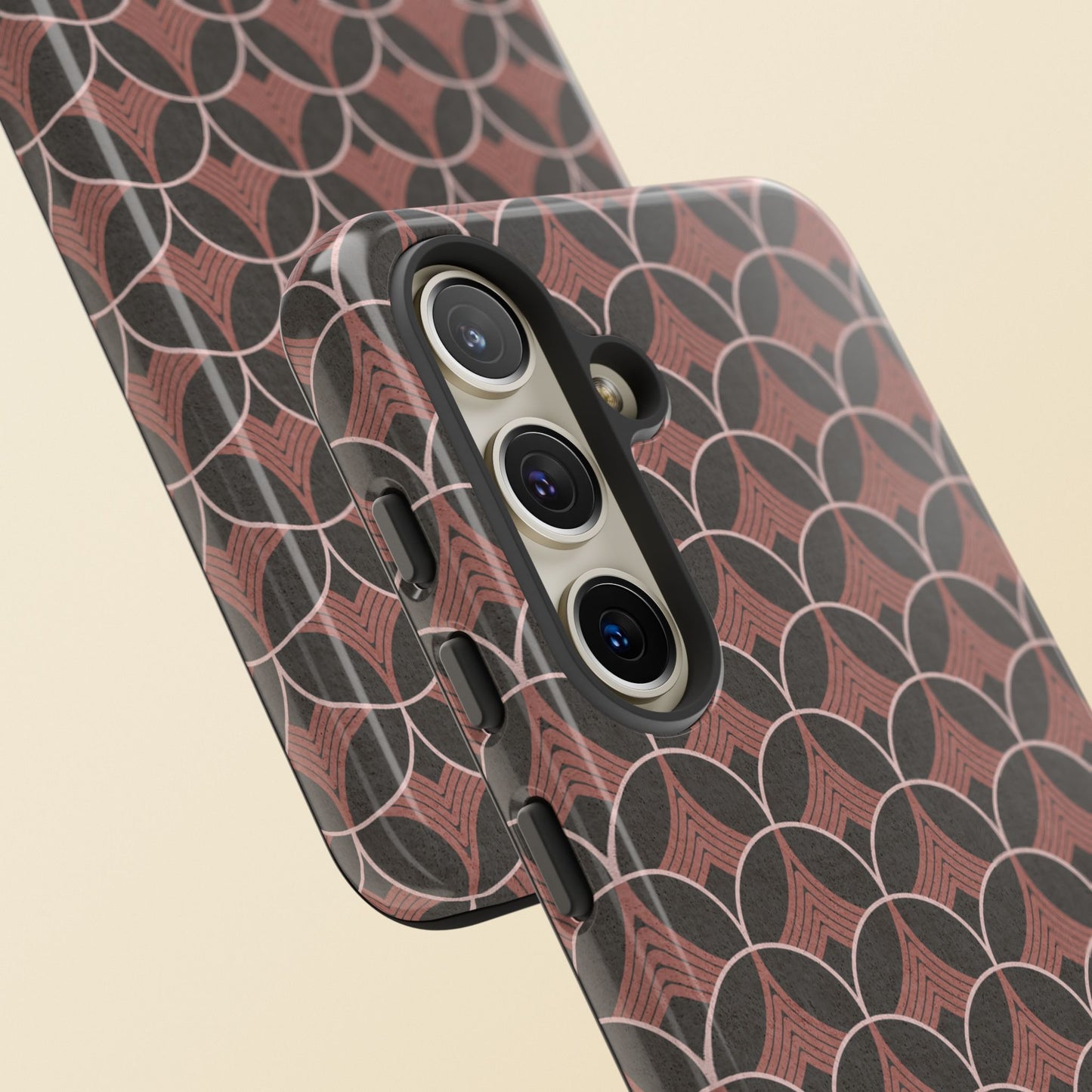 Art Deco Elegance Protective Phone Case Carnelian Cadence (iPhone, Pixel, Galaxy)