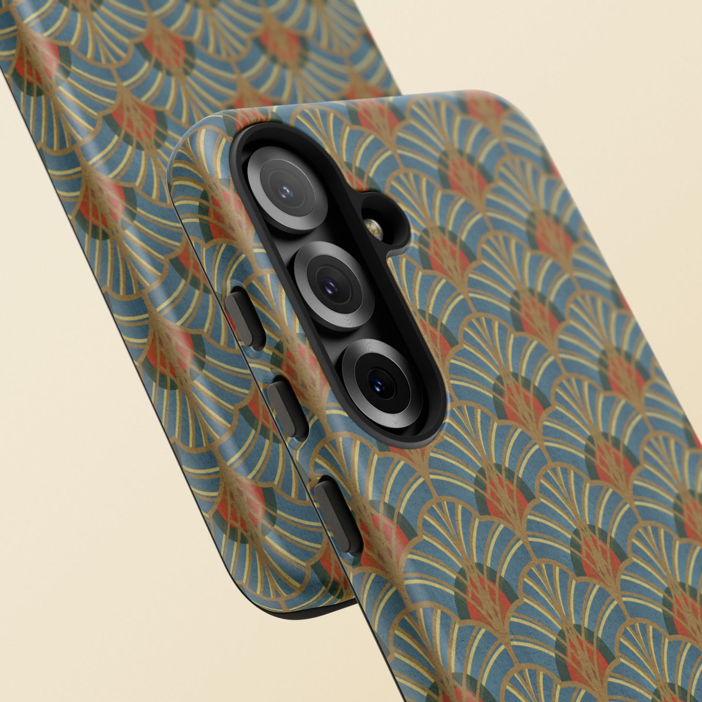 Art Deco Elegance Protective Phone Case Malachite Echo (iPhone, Pixel, Galaxy)
