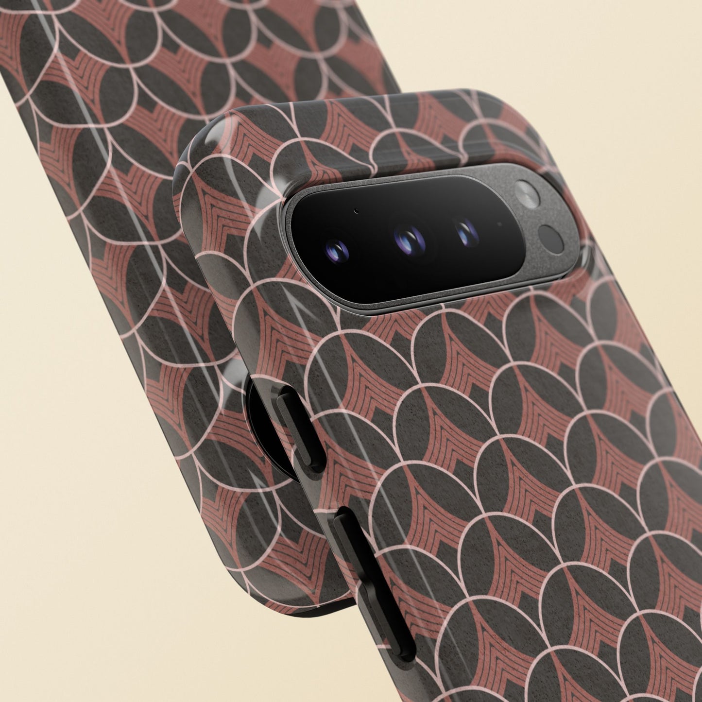 Art Deco Elegance Protective Phone Case Carnelian Cadence (iPhone, Pixel, Galaxy)