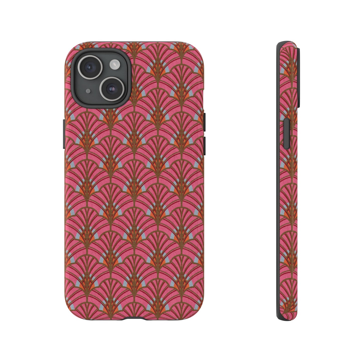 Art Deco Elegance Protective Phone Case Rose Quartz Radiance (iPhone, Pixel, Galaxy)