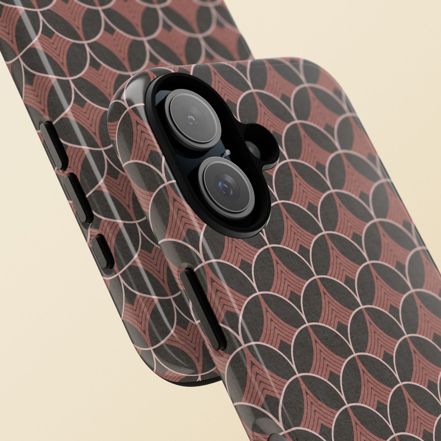 Art Deco Elegance Protective Phone Case Carnelian Cadence (iPhone, Pixel, Galaxy)