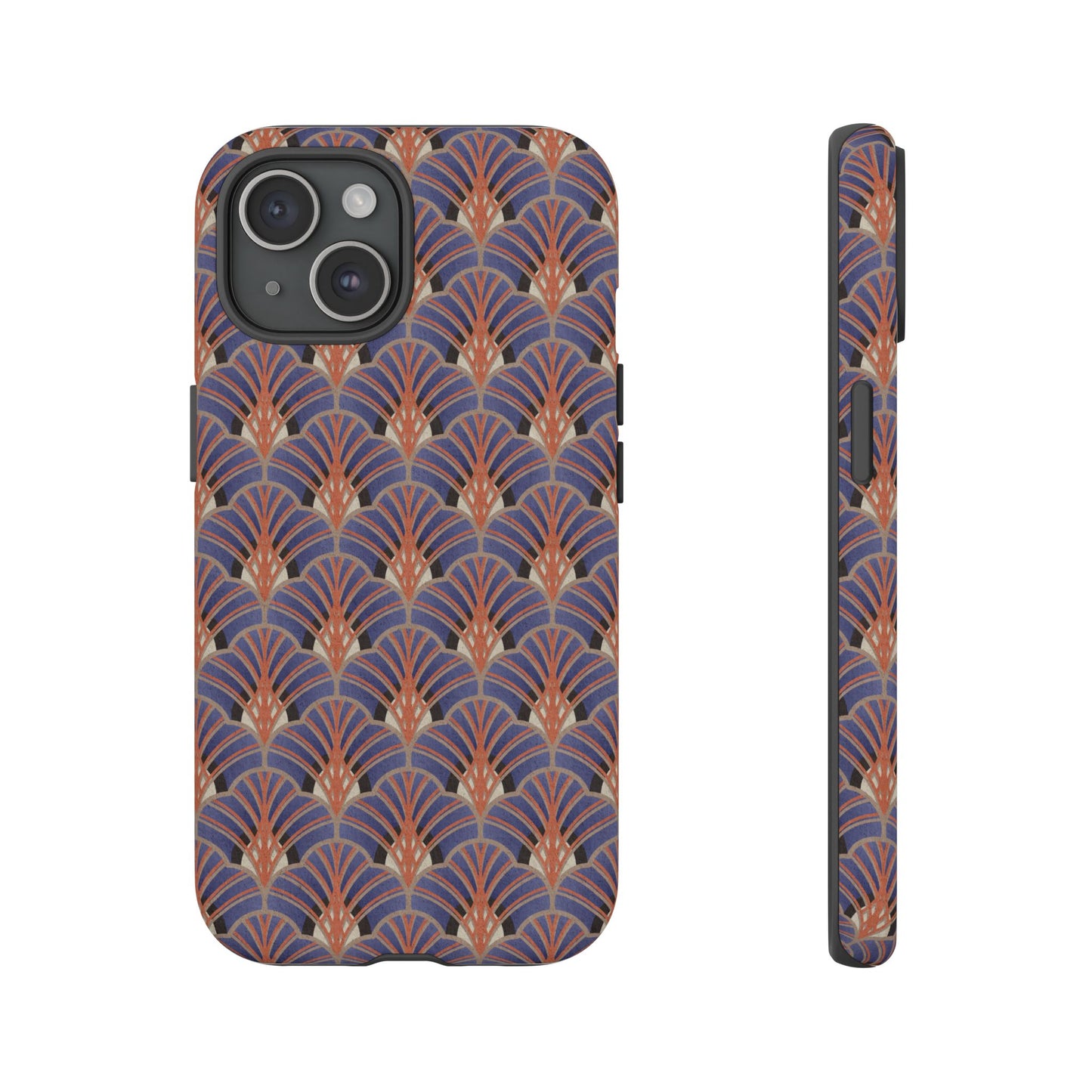 Art Deco Elegance Protective Phone Case Sapphire Dusk