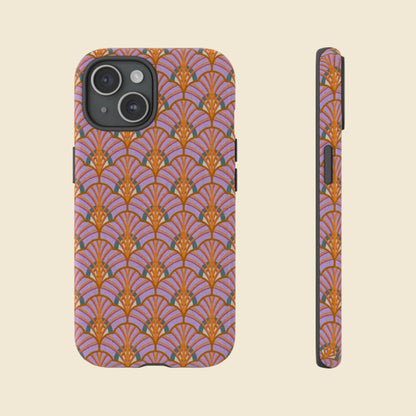 Art Deco Elegance Protective Phone Case Topaz Sunset (iPhone, Pixel, Galaxy)
