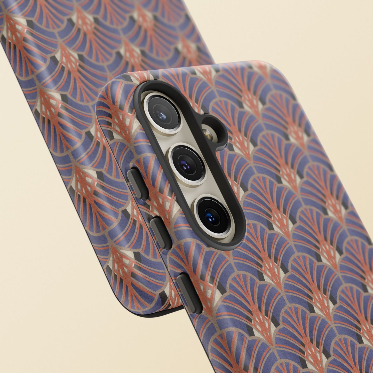 Art Deco Elegance Protective Phone Case Sapphire Dusk