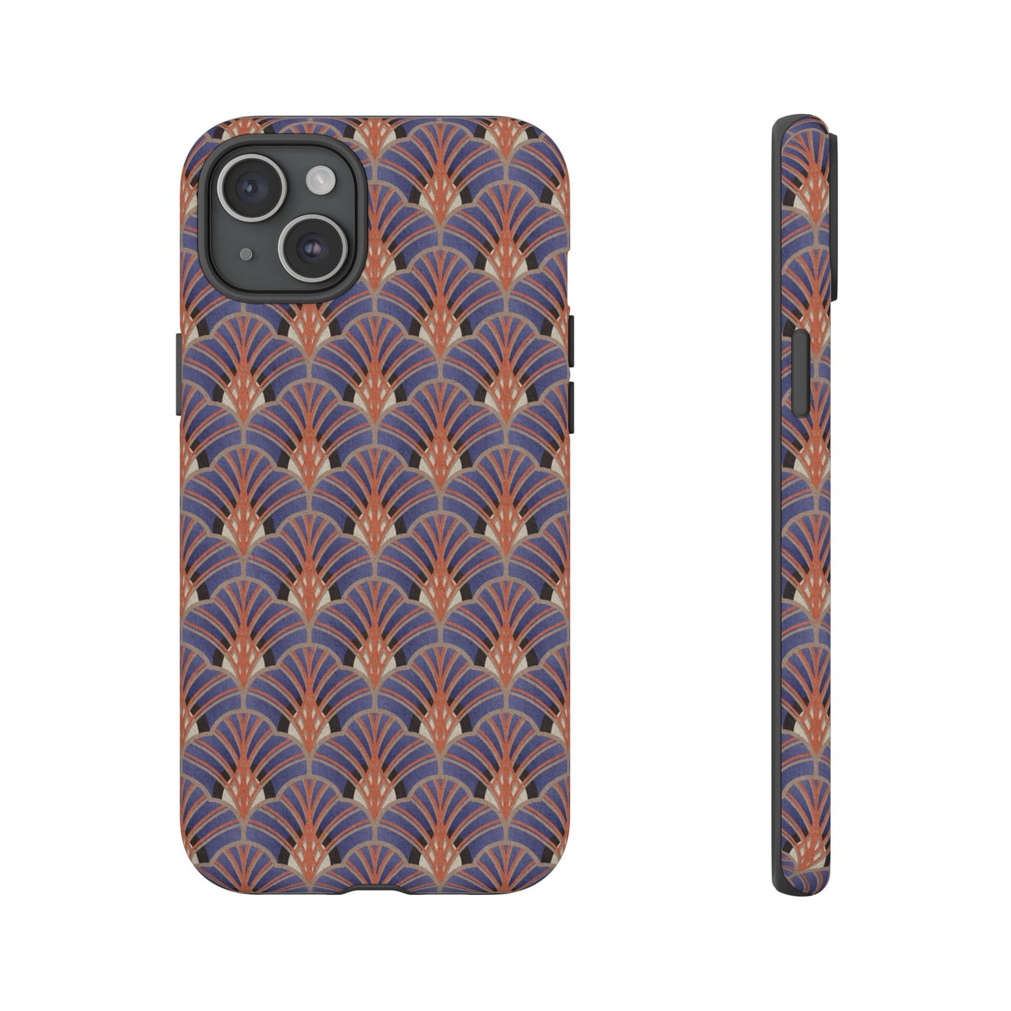 Art Deco Elegance Protective Phone Case Sapphire Dusk