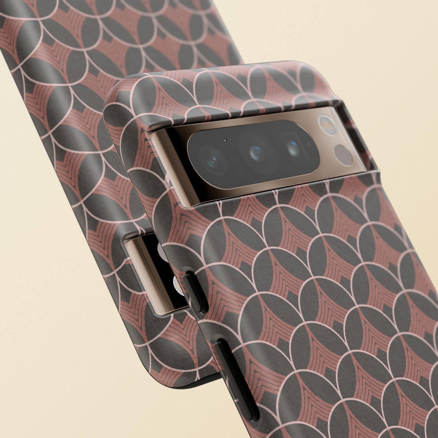 Art Deco Elegance Protective Phone Case Carnelian Cadence (iPhone, Pixel, Galaxy)