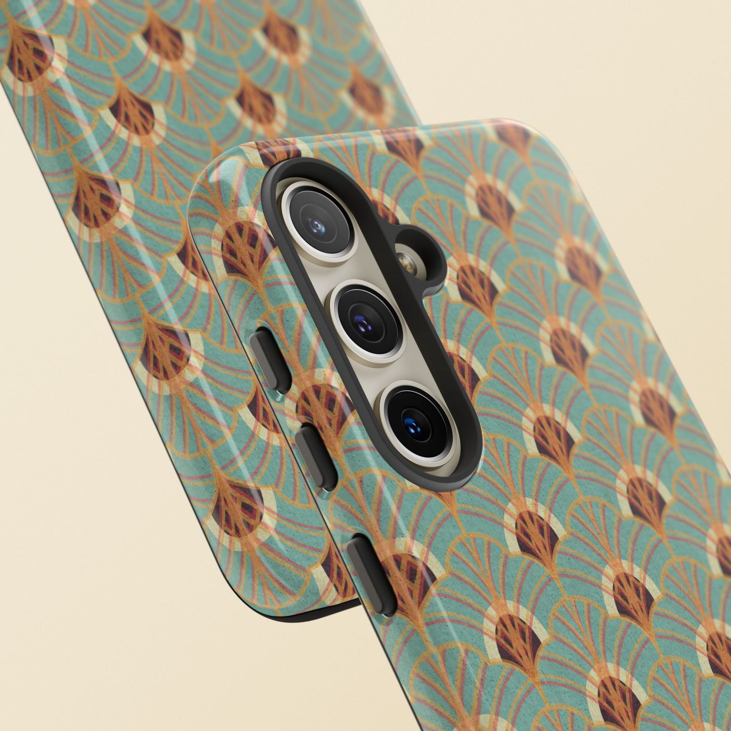 Art Deco Elegance Protective Phone Case Jasper Mirage (iPhone, Pixel, Galaxy)