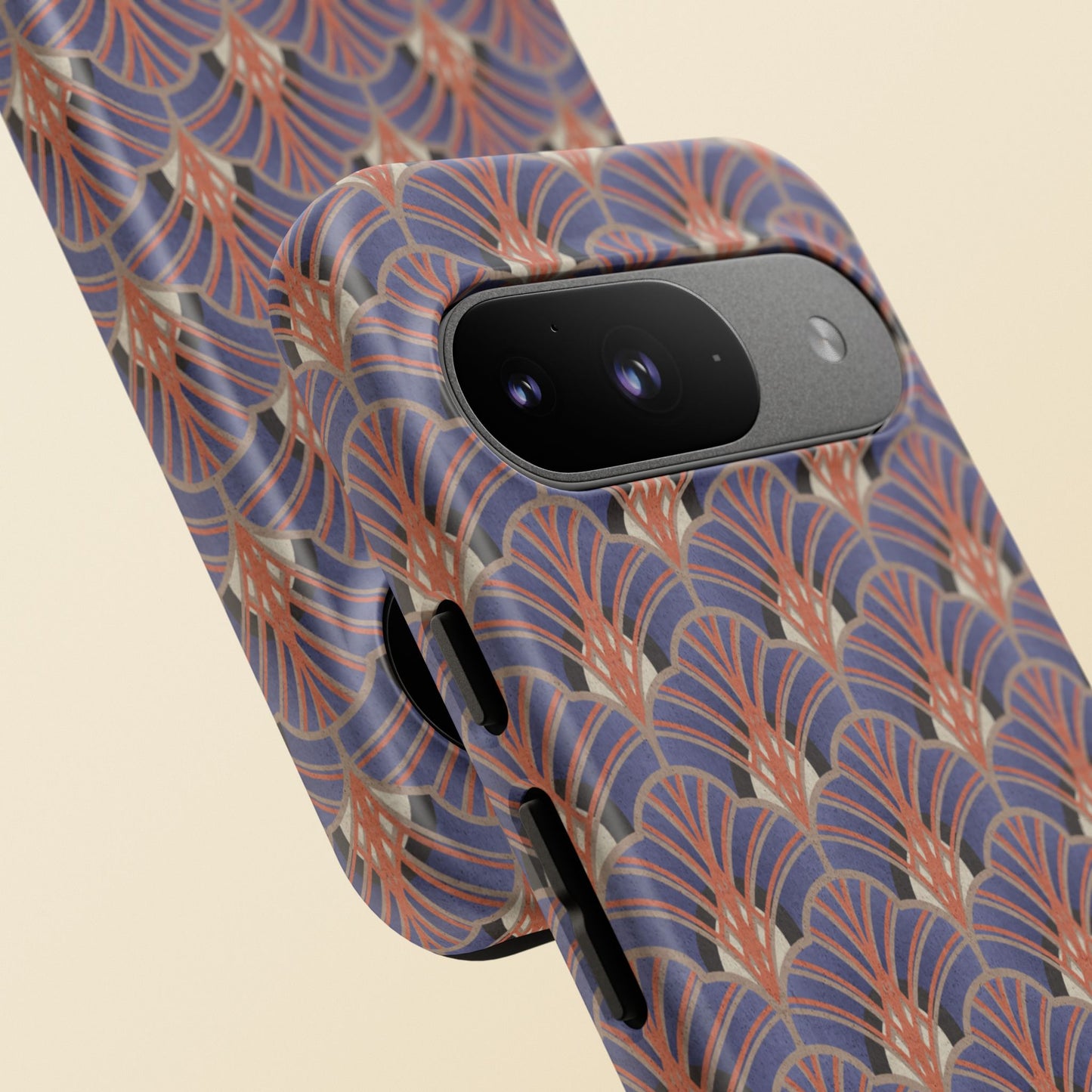 Art Deco Elegance Protective Phone Case Sapphire Dusk