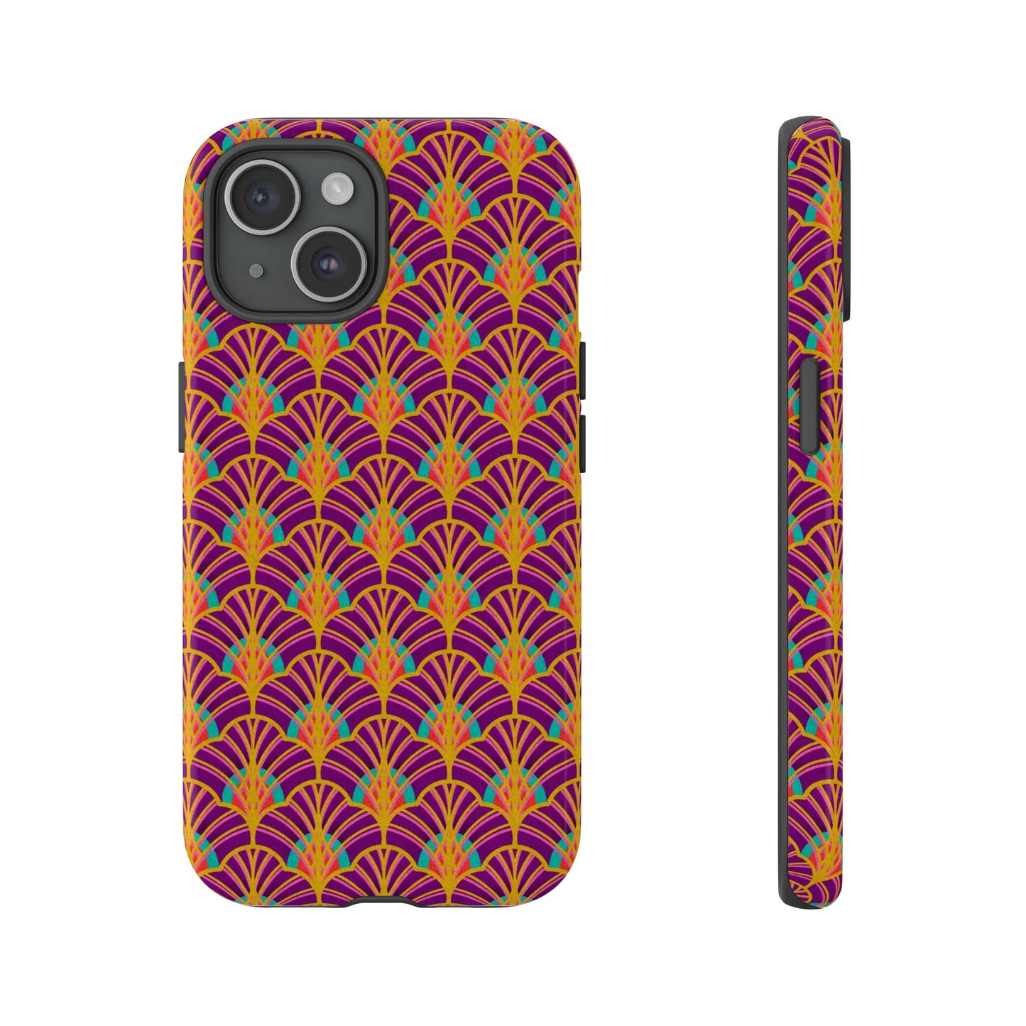 Art Deco Elegance Protective Phone Case Amethyst Glow (iPhone, Pixel, Galaxy)
