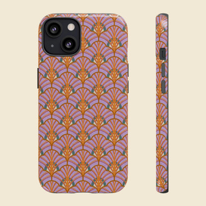 Art Deco Elegance Protective Phone Case Topaz Sunset (iPhone, Pixel, Galaxy)