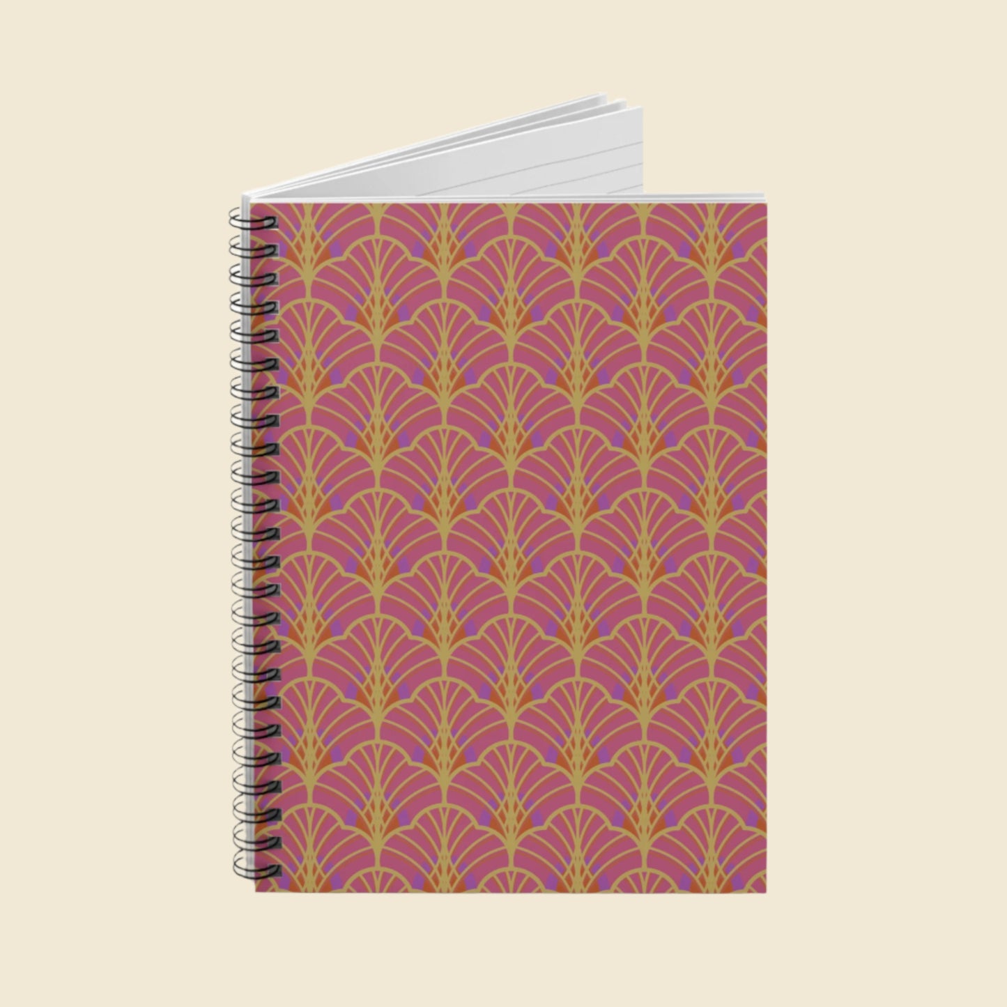 Art Deco Elegance Spiral Notebook