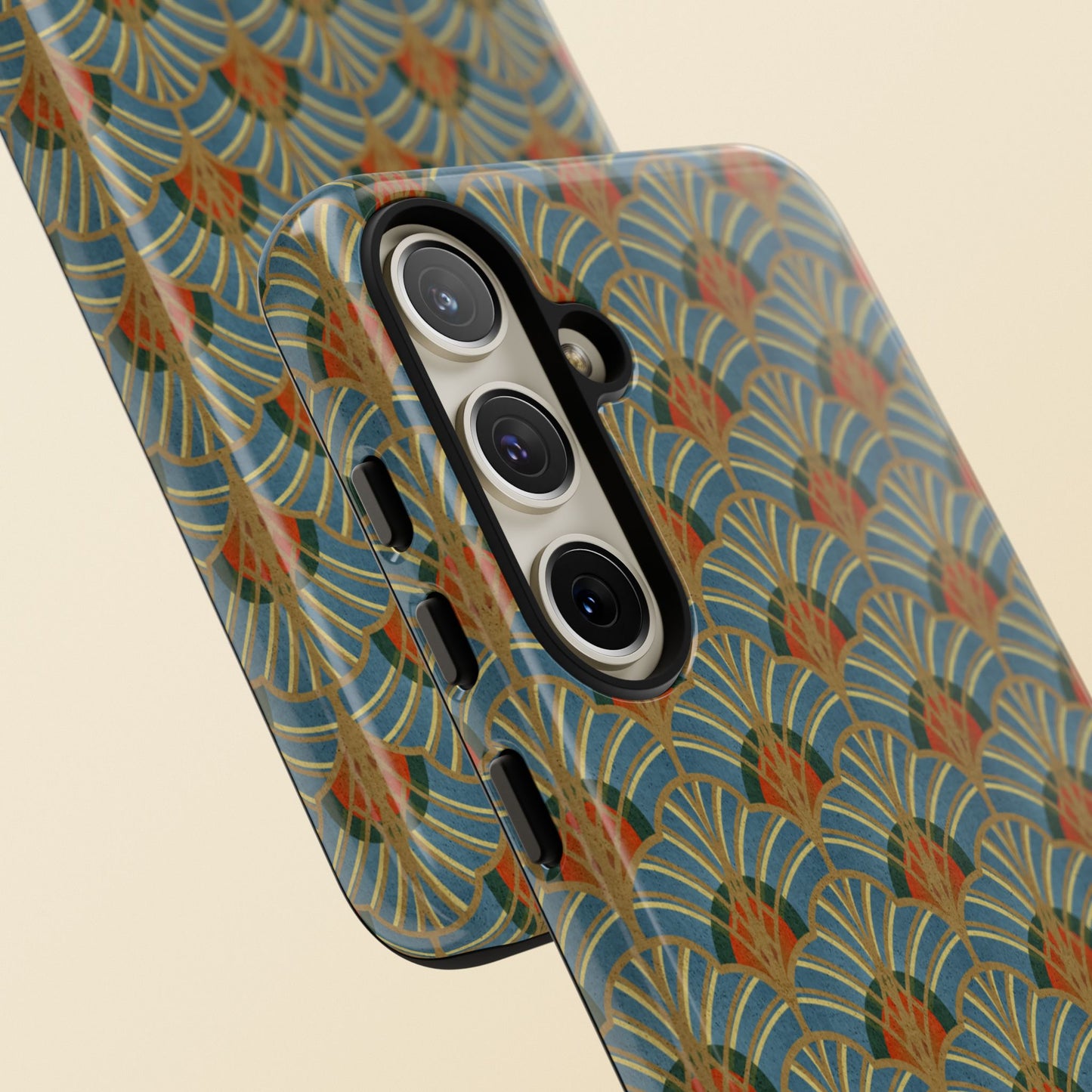 Art Deco Elegance Protective Phone Case Malachite Echo (iPhone, Pixel, Galaxy)