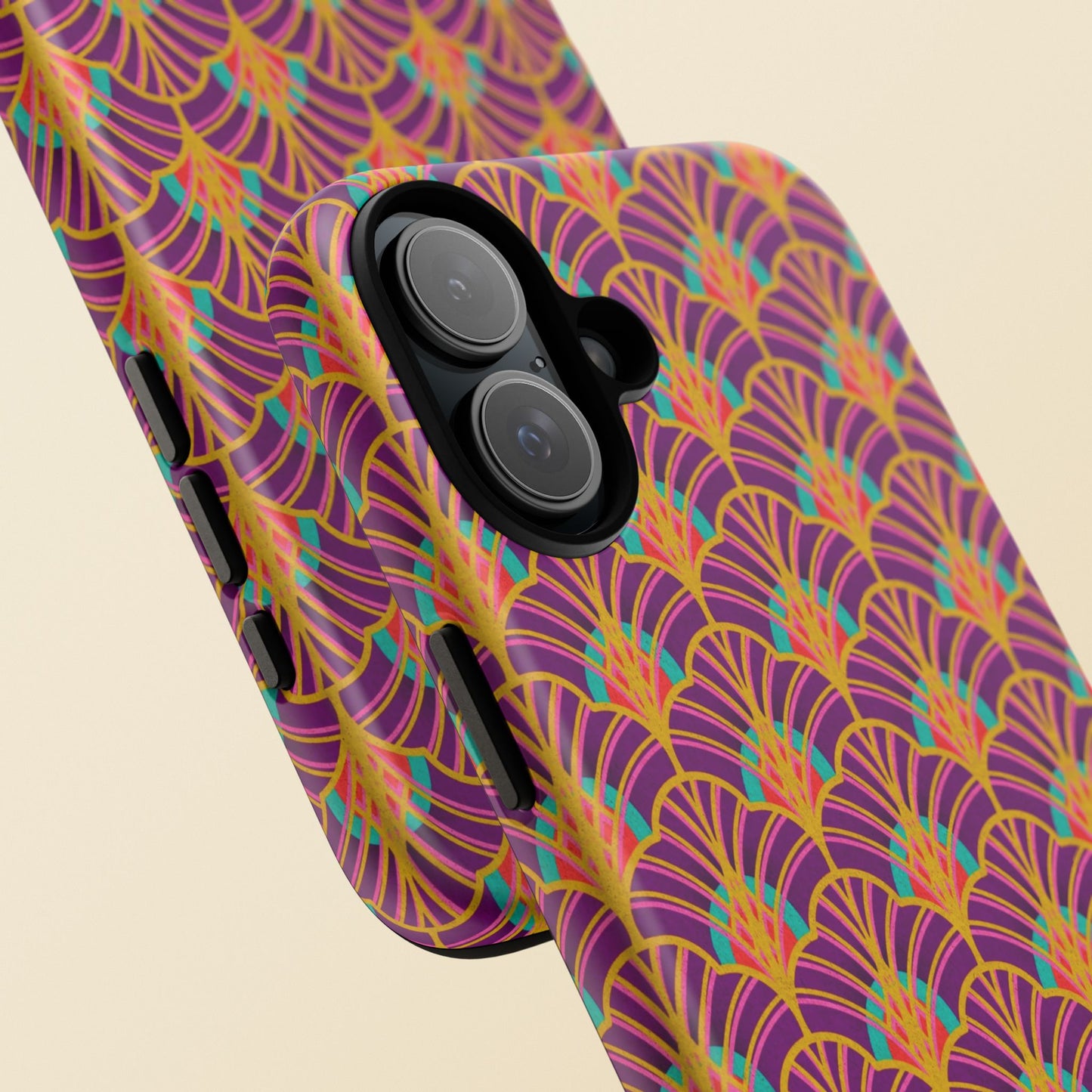 Art Deco Elegance Protective Phone Case Amethyst Glow (iPhone, Pixel, Galaxy)