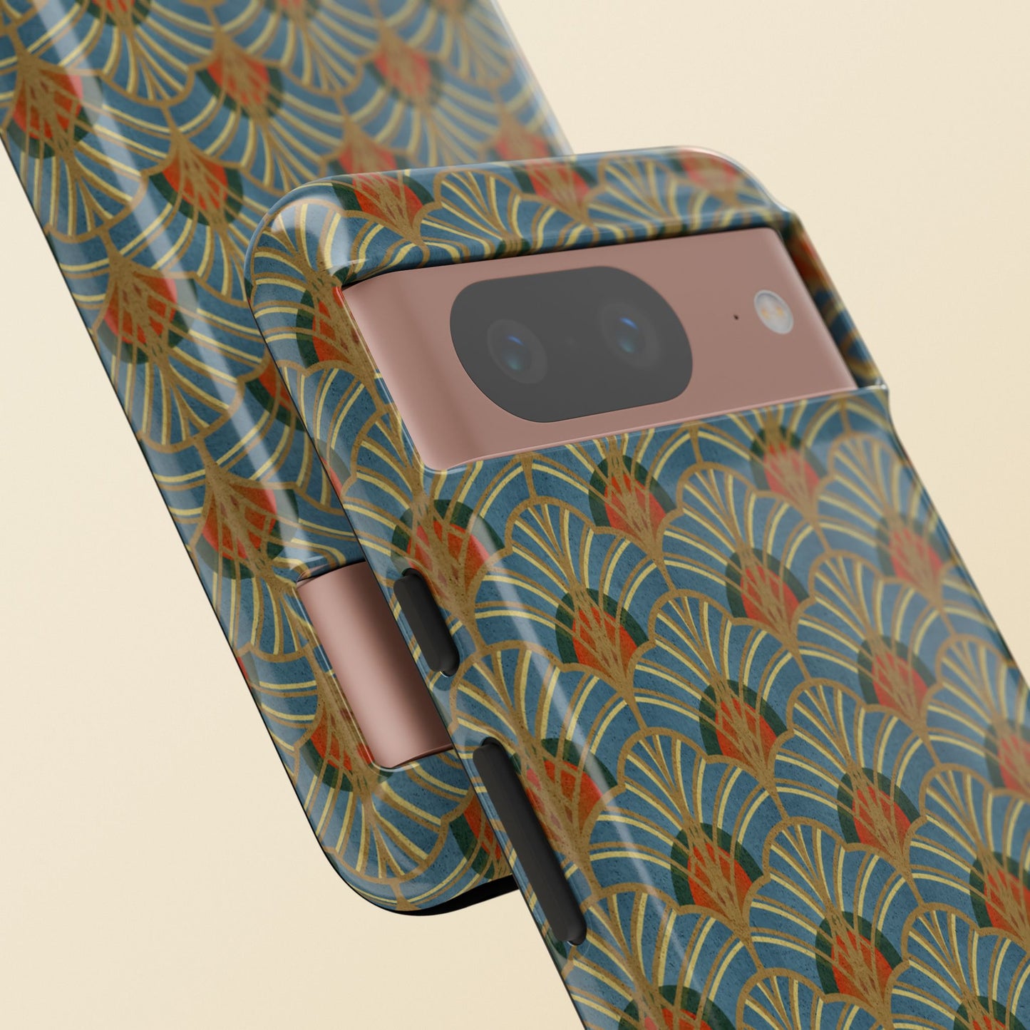 Art Deco Elegance Protective Phone Case Malachite Echo (iPhone, Pixel, Galaxy)