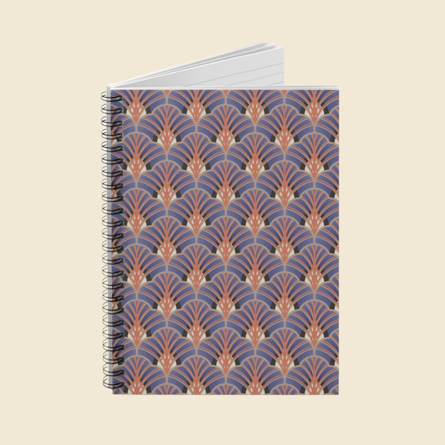 Art Deco Elegance Spiral Notebook
