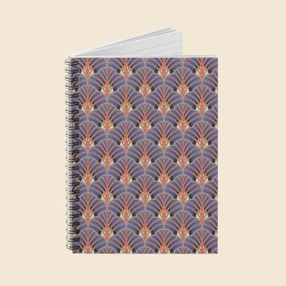 Art Deco Elegance Spiral Notebook