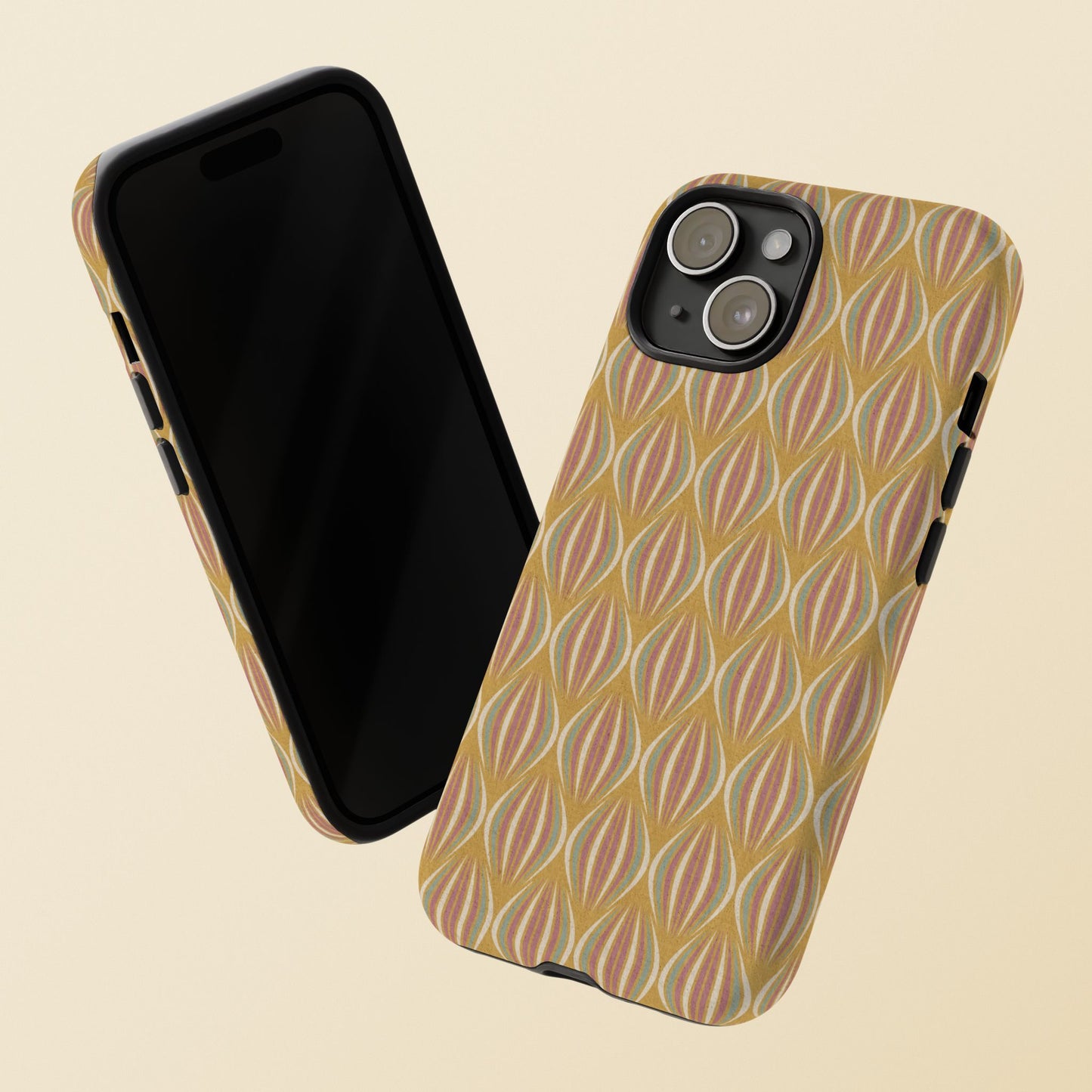 Art Deco Elegance Protective Phone Case Gilded Jade (iPhone, Pixel, Galaxy)