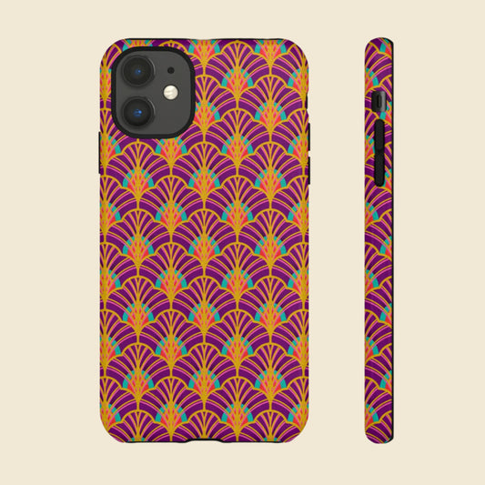 Art Deco Elegance Protective Phone Case Amethyst Glow (iPhone, Pixel, Galaxy)