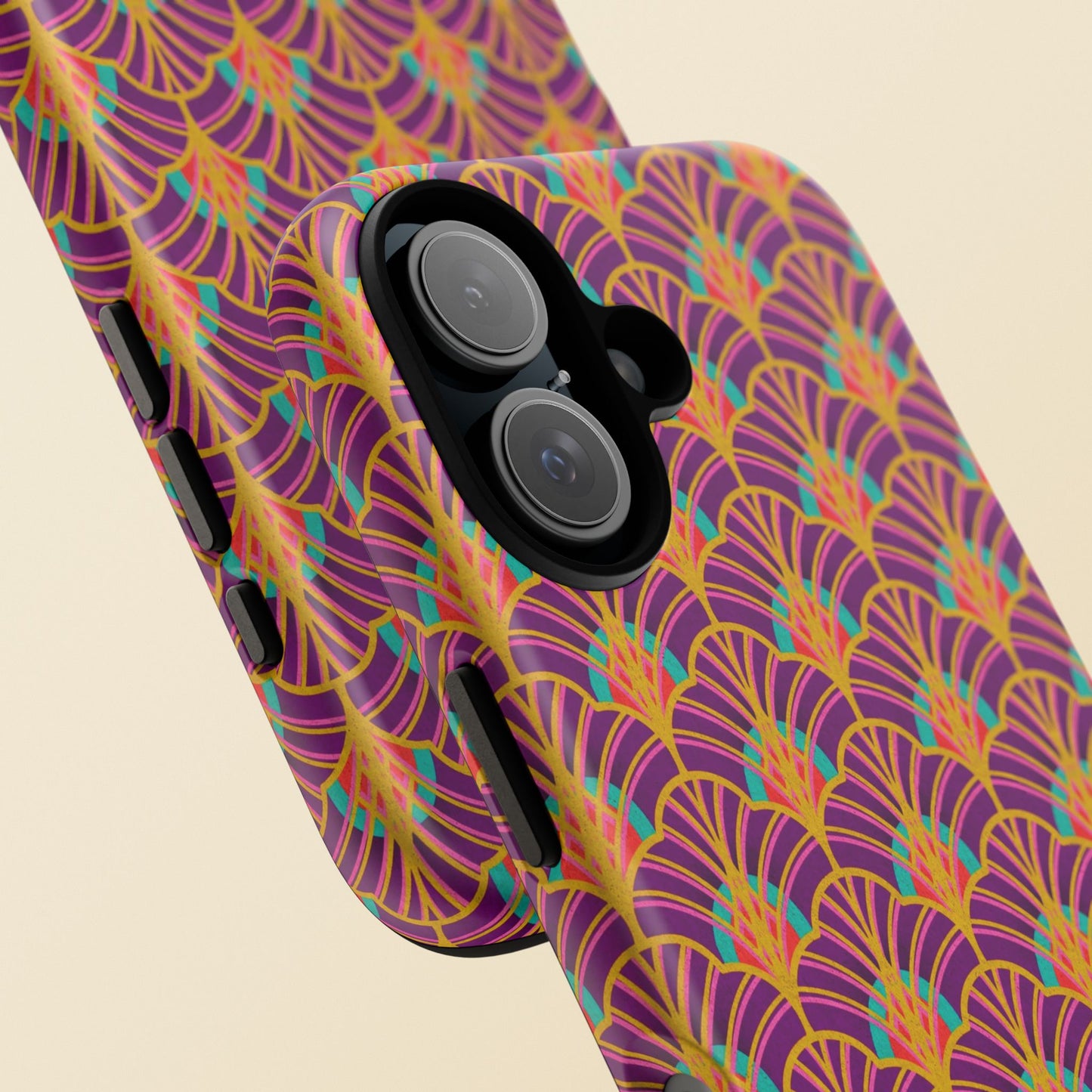 Art Deco Elegance Protective Phone Case Amethyst Glow (iPhone, Pixel, Galaxy)